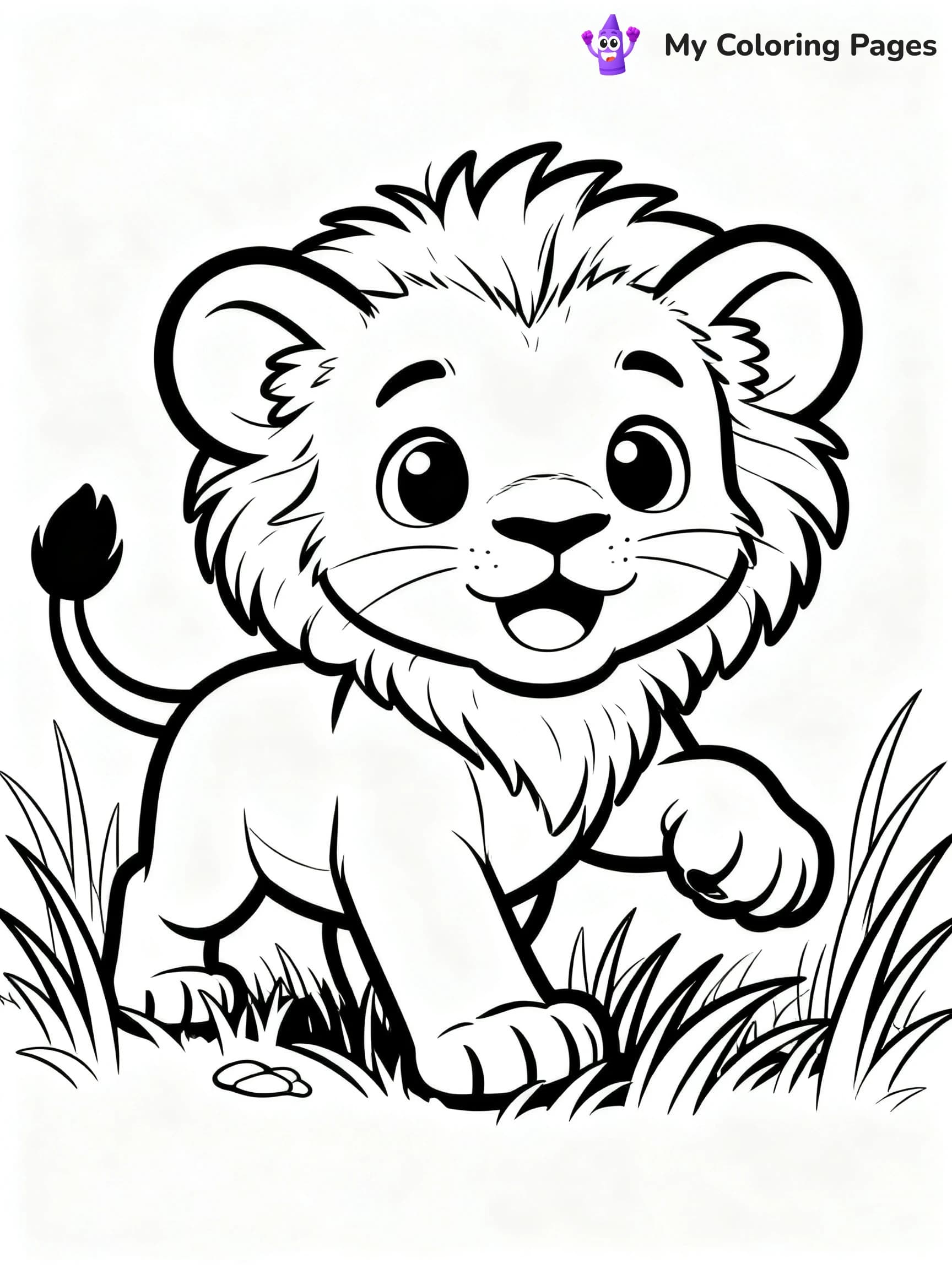 Baby Animal Coloring Pages - 2