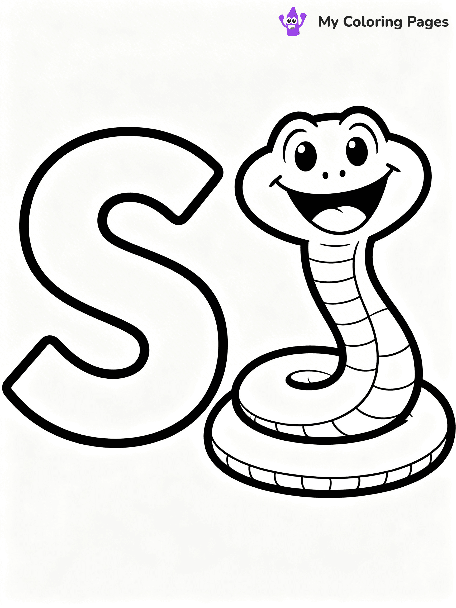 Letter S Coloring Pages - 3