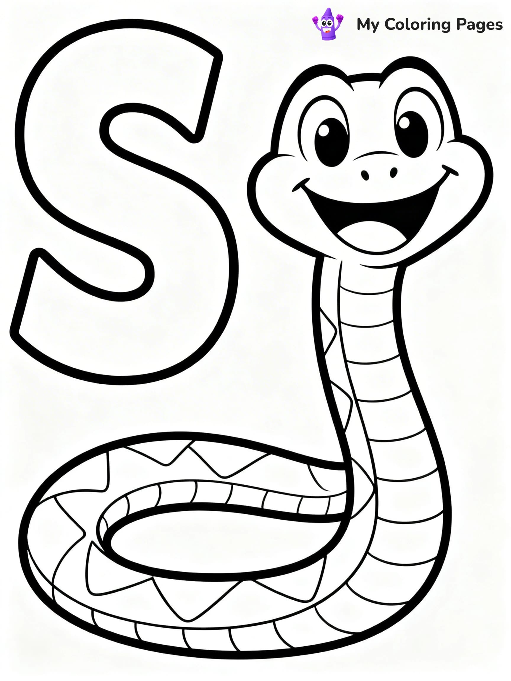 Letter S Coloring Pages - 2