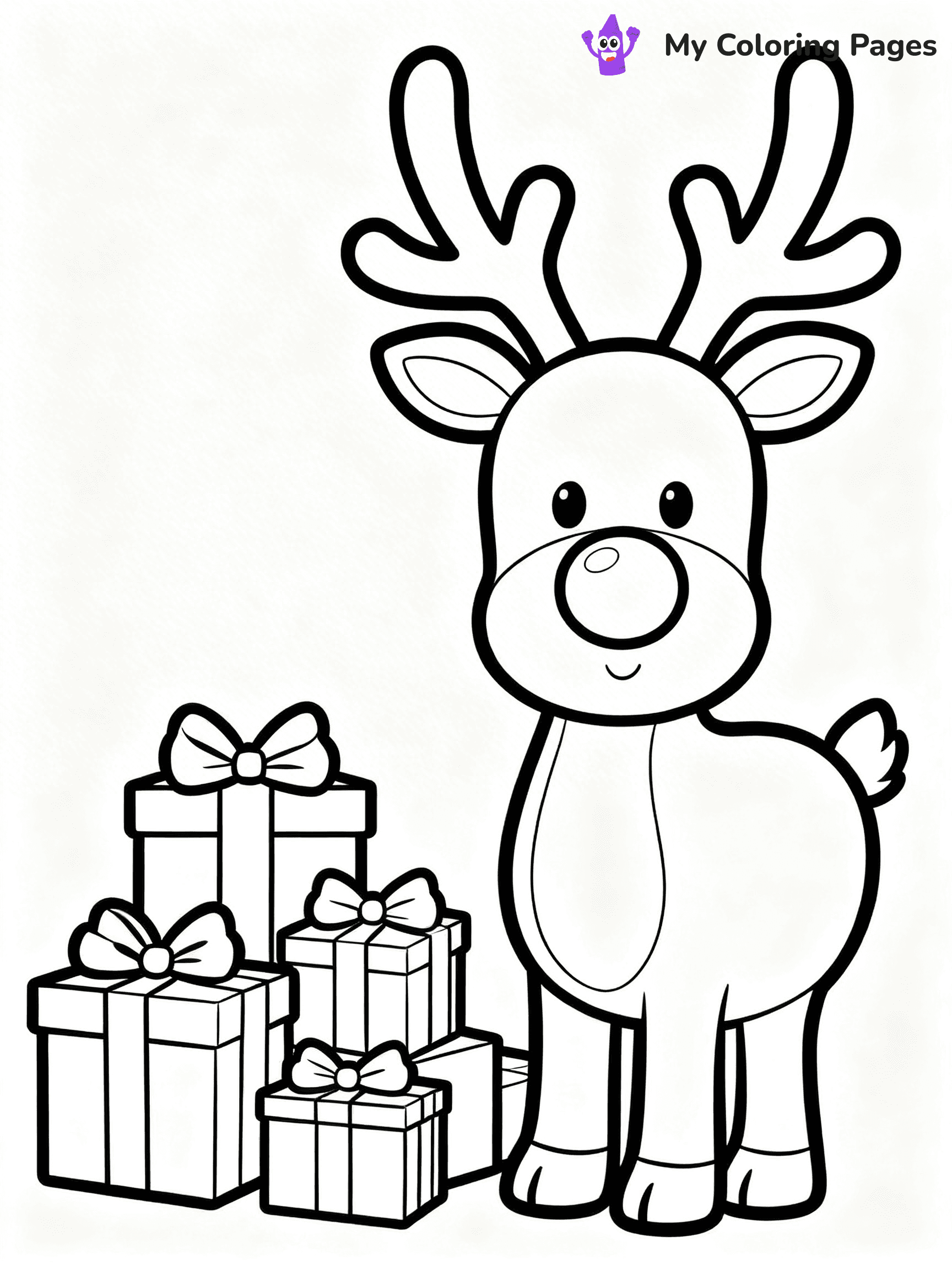 Funny Christmas Coloring Pages - 70