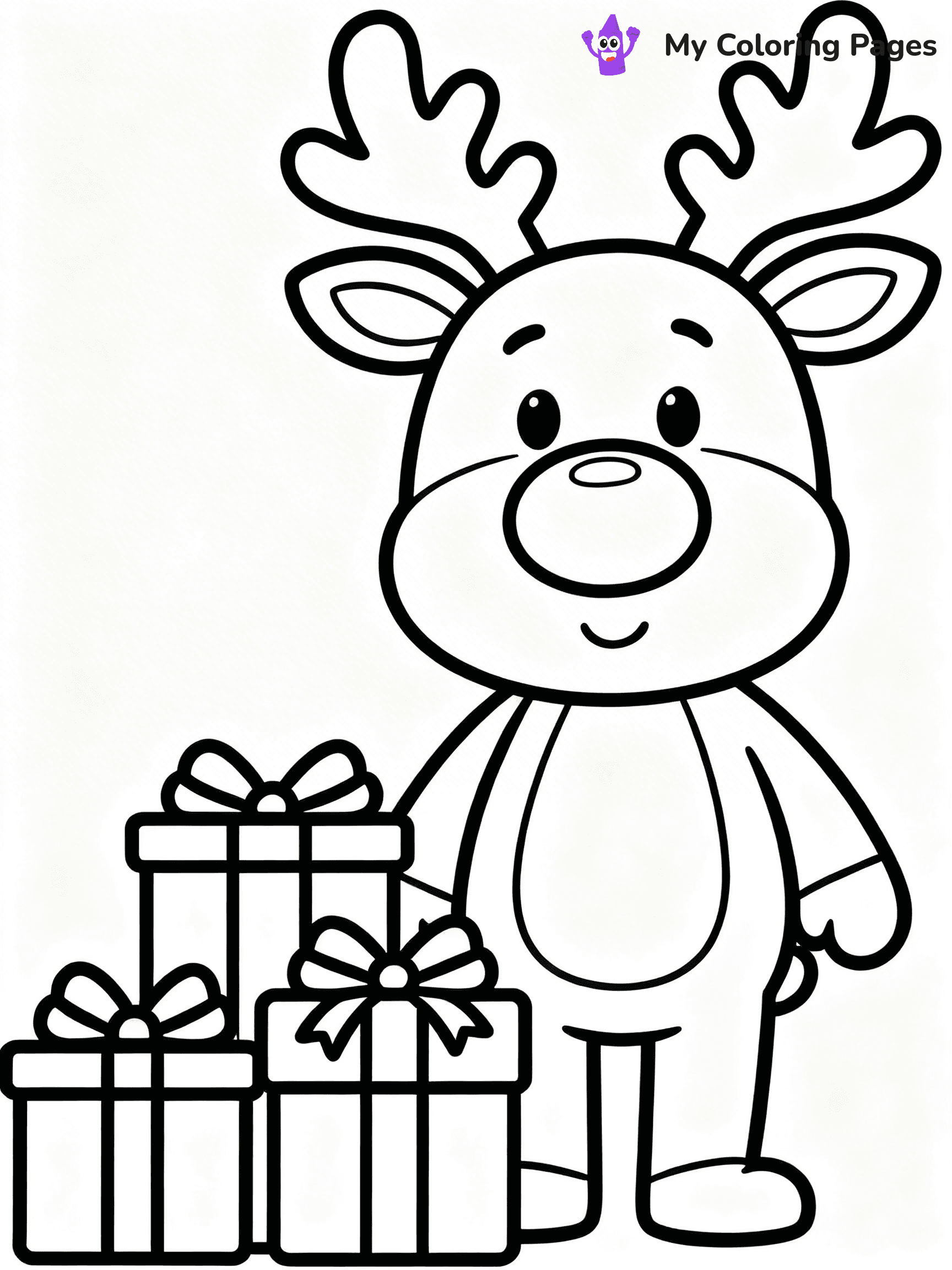 Funny Christmas Coloring Pages - 69