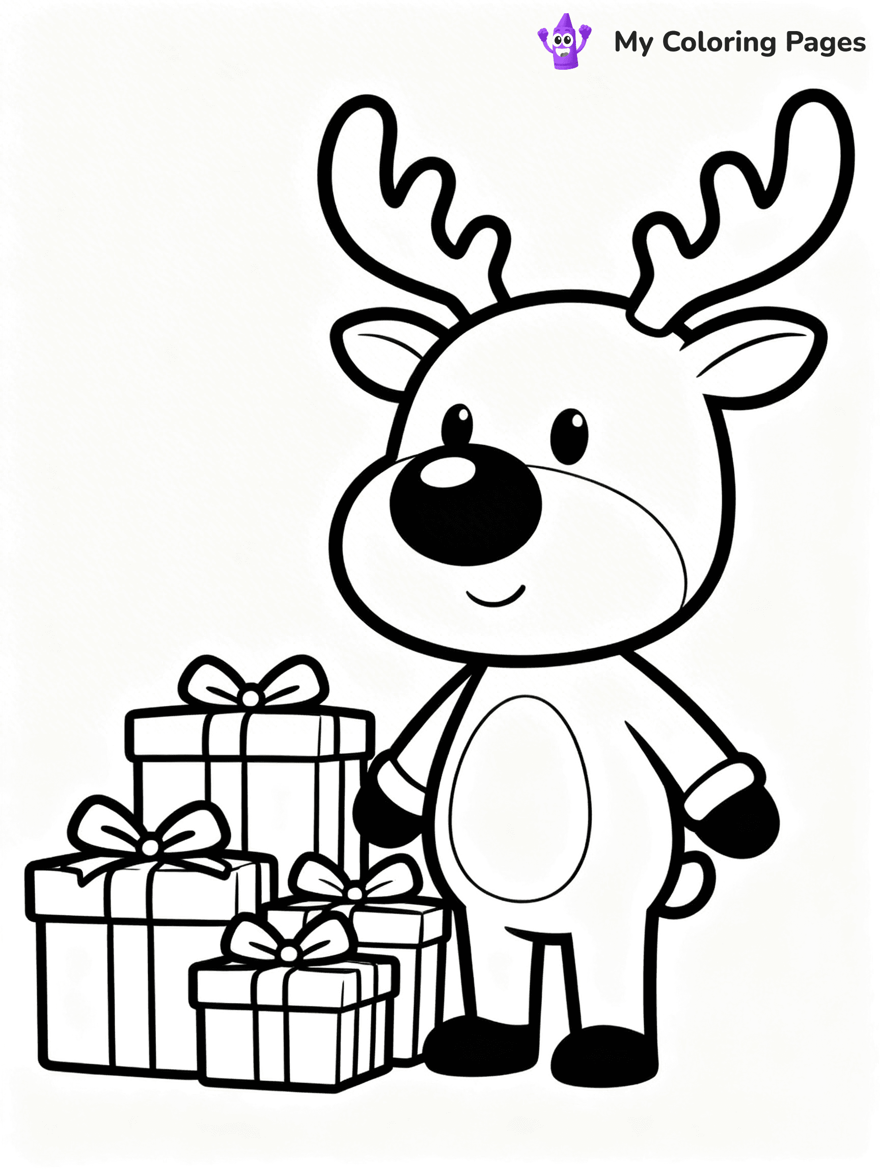 Funny Christmas Coloring Pages - 65
