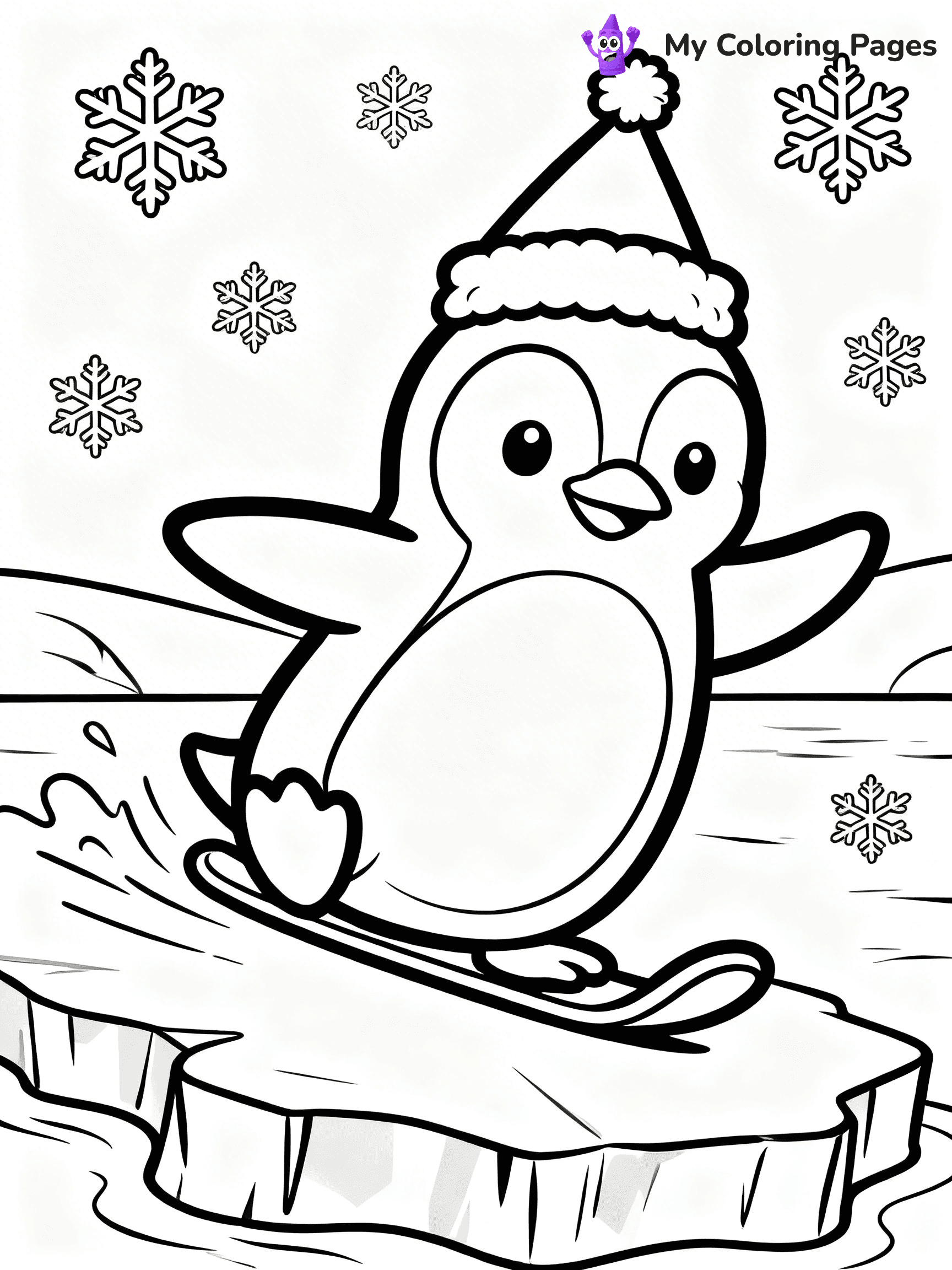 Funny Christmas Coloring Pages - 61