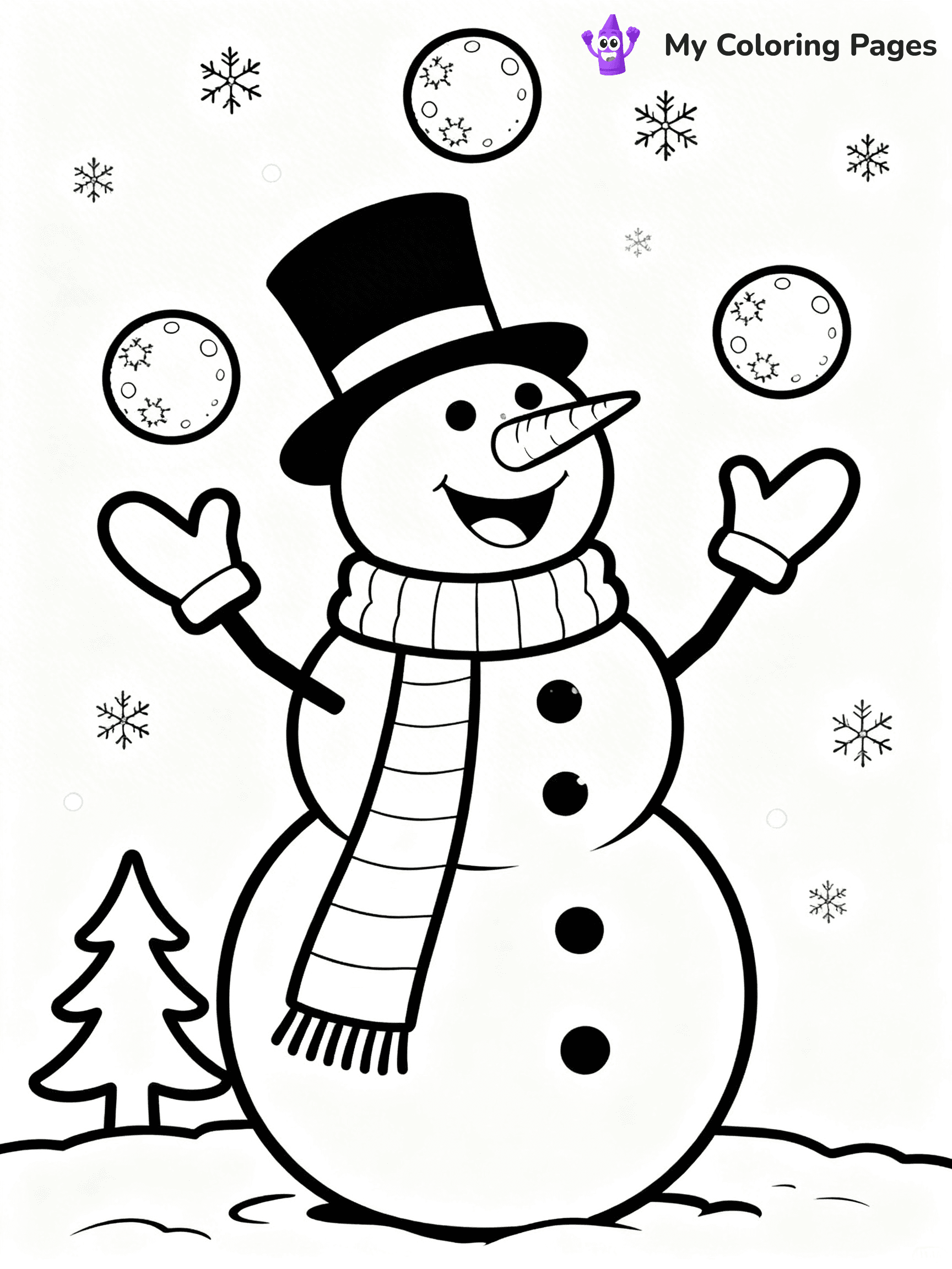 Funny Christmas Coloring Pages - 58