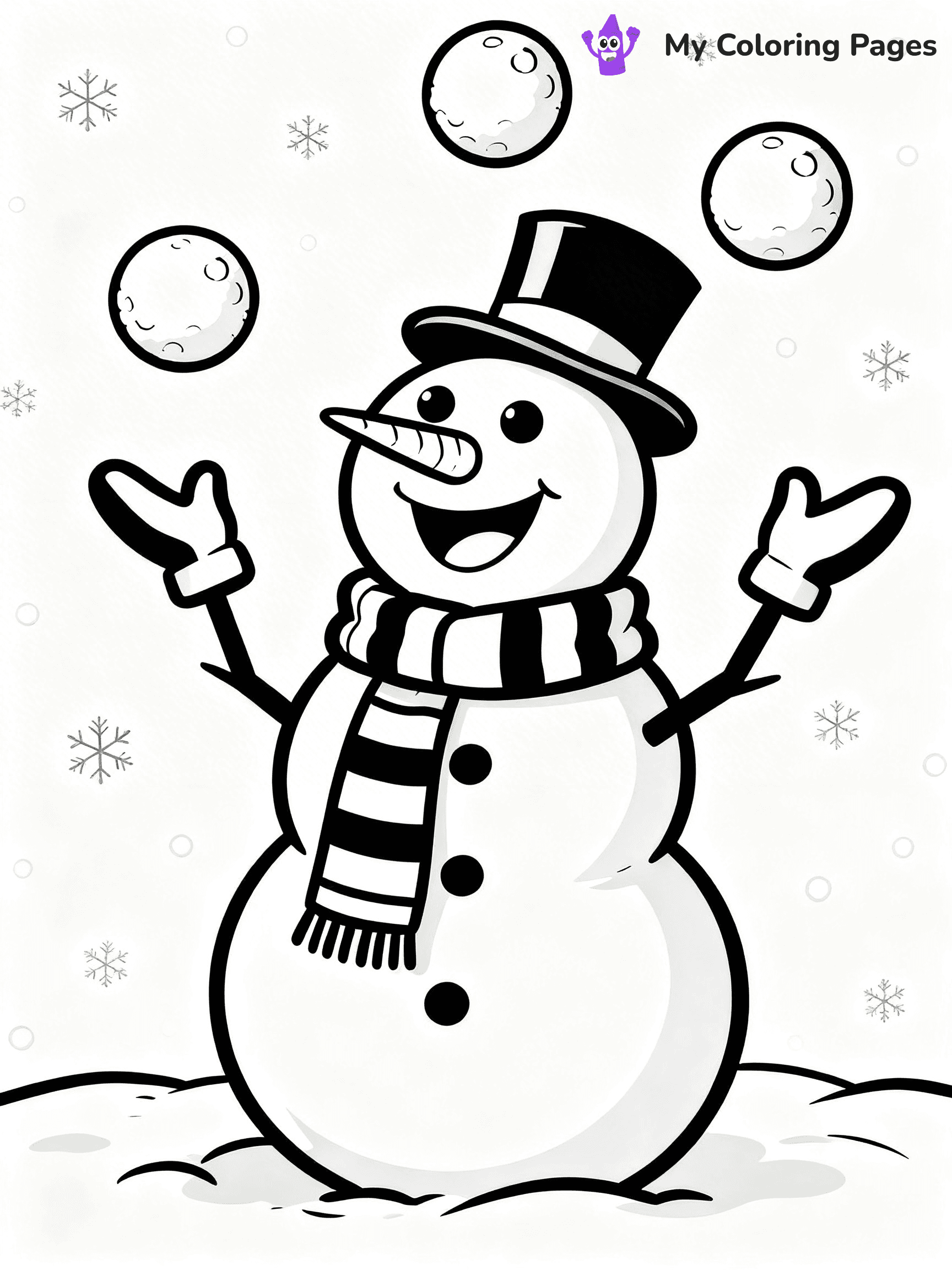 Funny Christmas Coloring Pages - 56