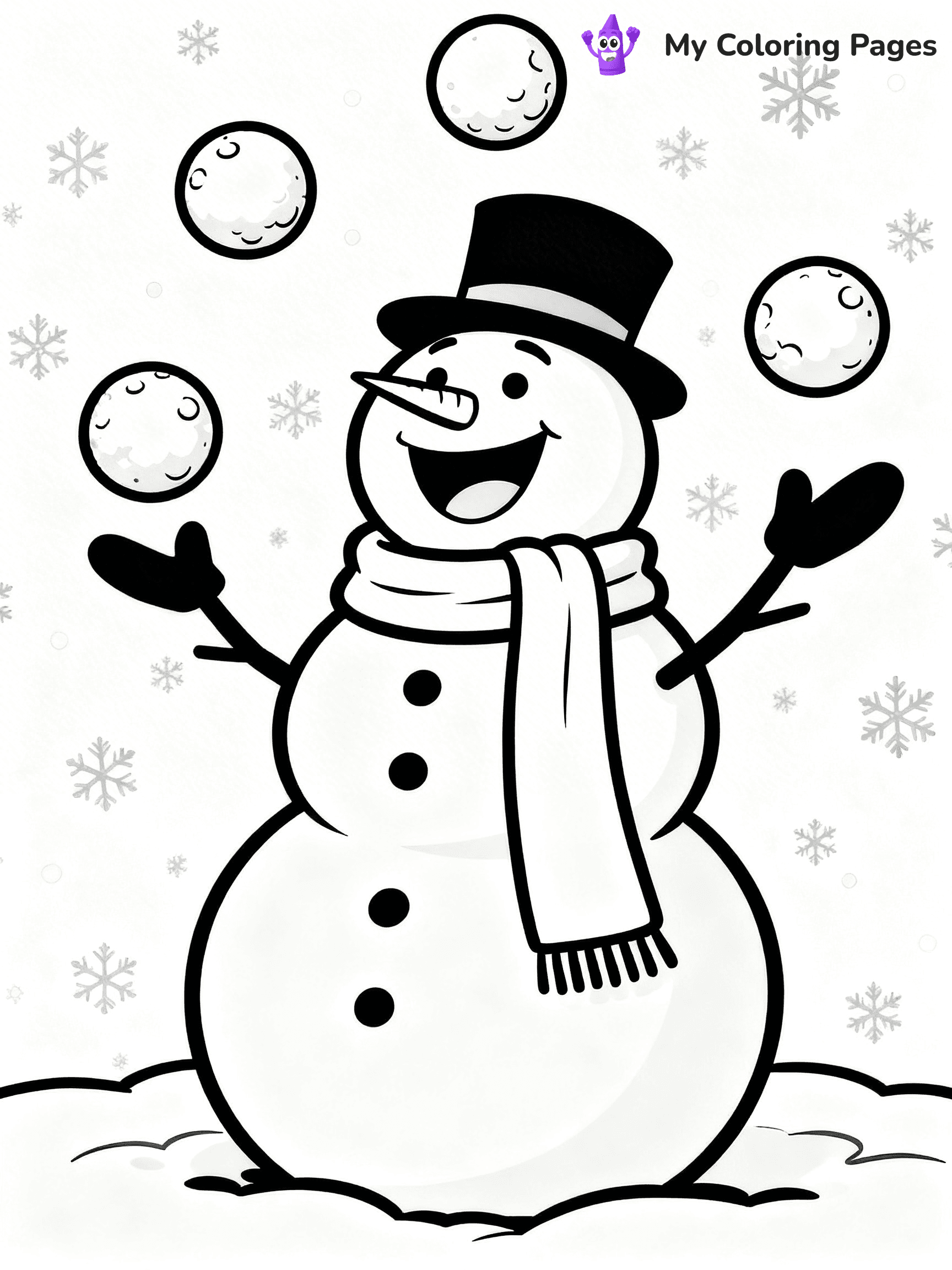 Funny Christmas Coloring Pages - 53