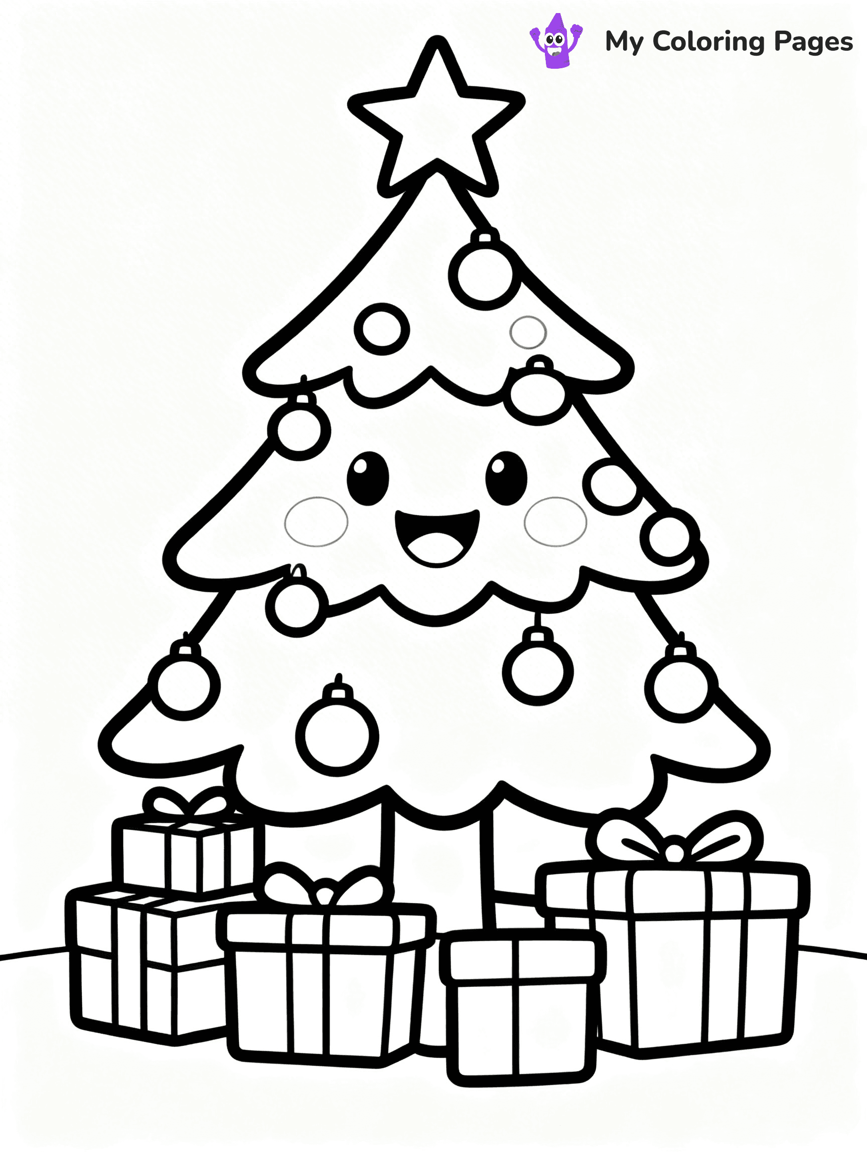Funny Christmas Coloring Pages - 49