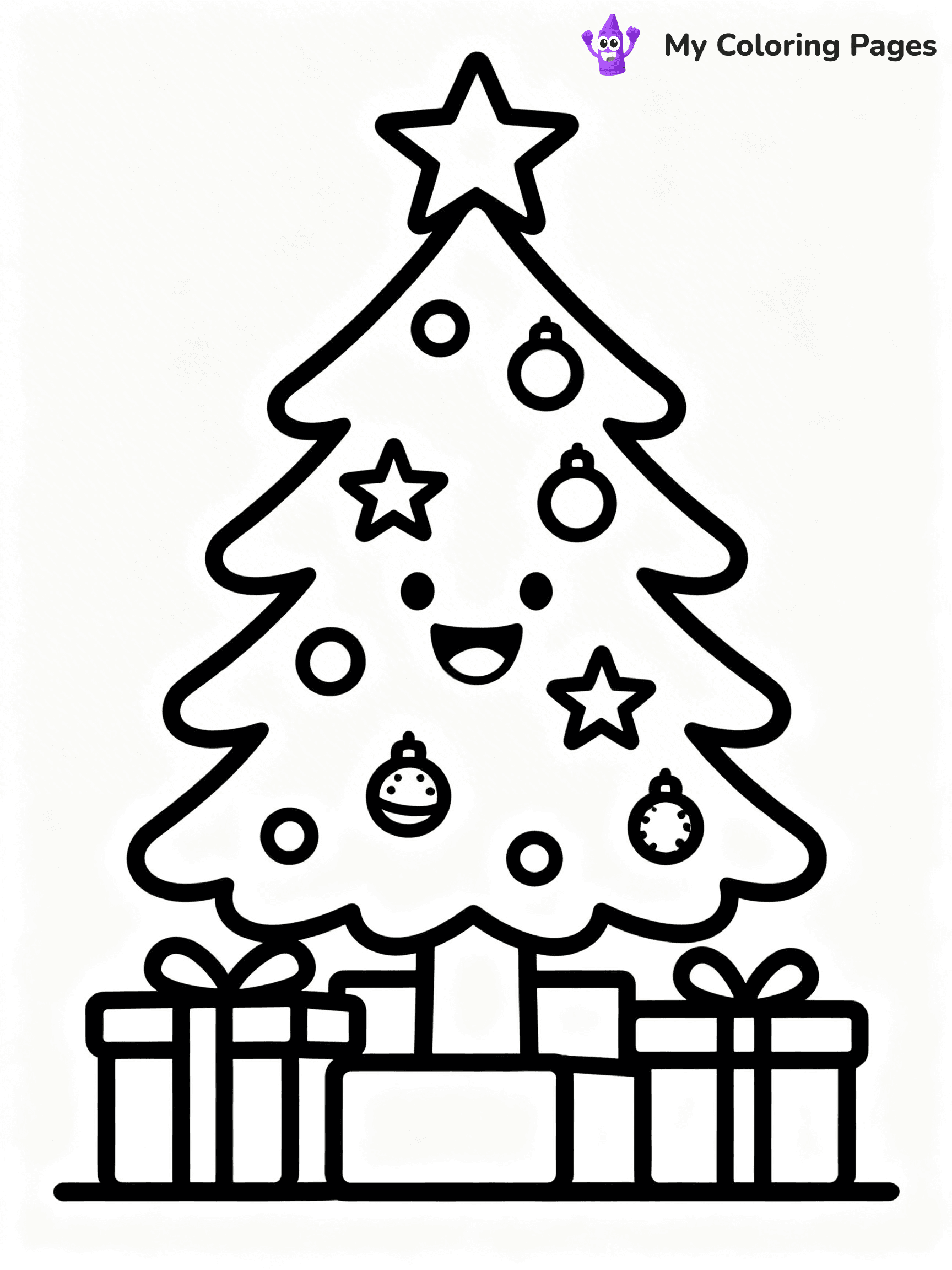Funny Christmas Coloring Pages - 48