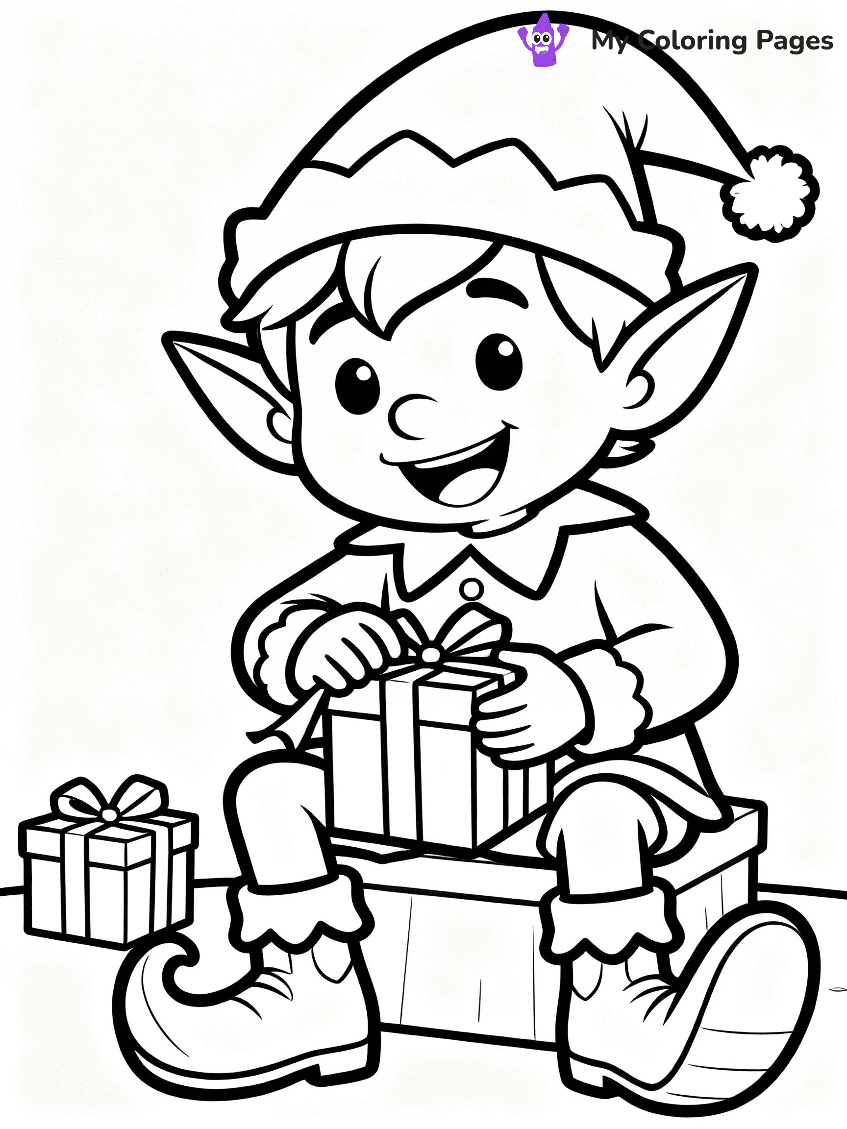 Funny Christmas Coloring Pages - 40