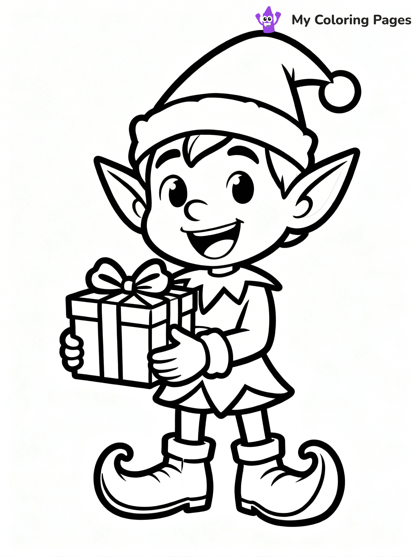 Funny Christmas Coloring Pages - 39