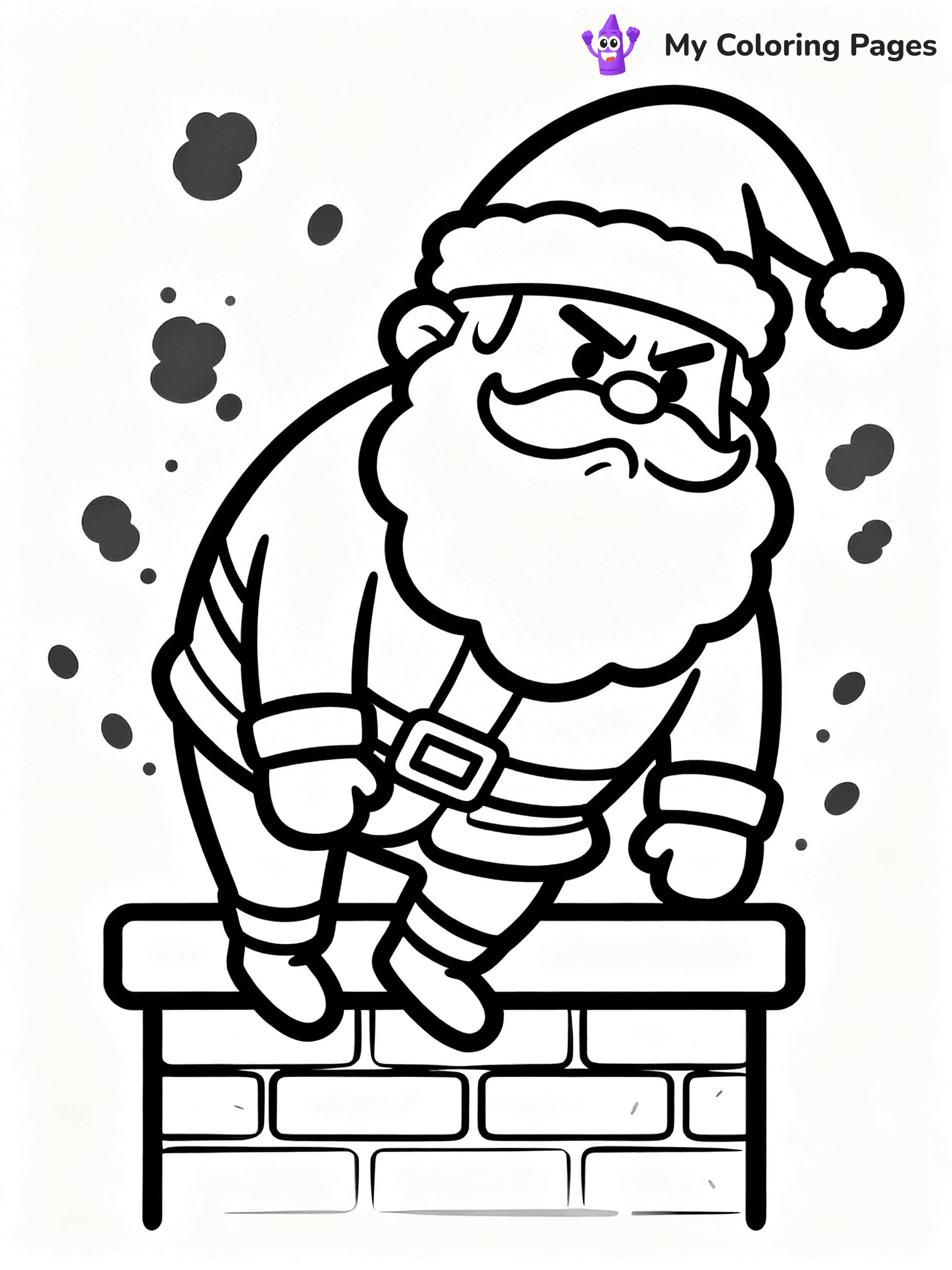 Funny Christmas Coloring Pages - 34