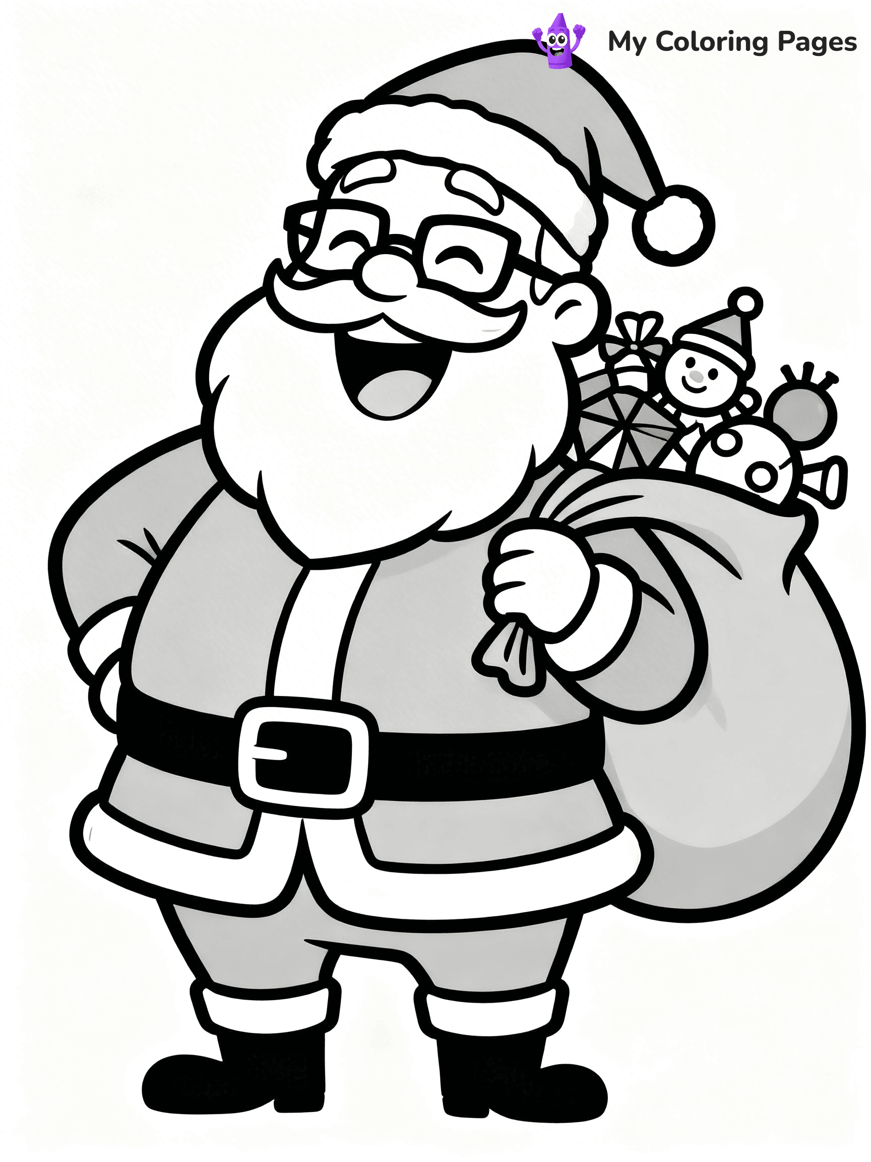 Funny Christmas Coloring Pages - 23