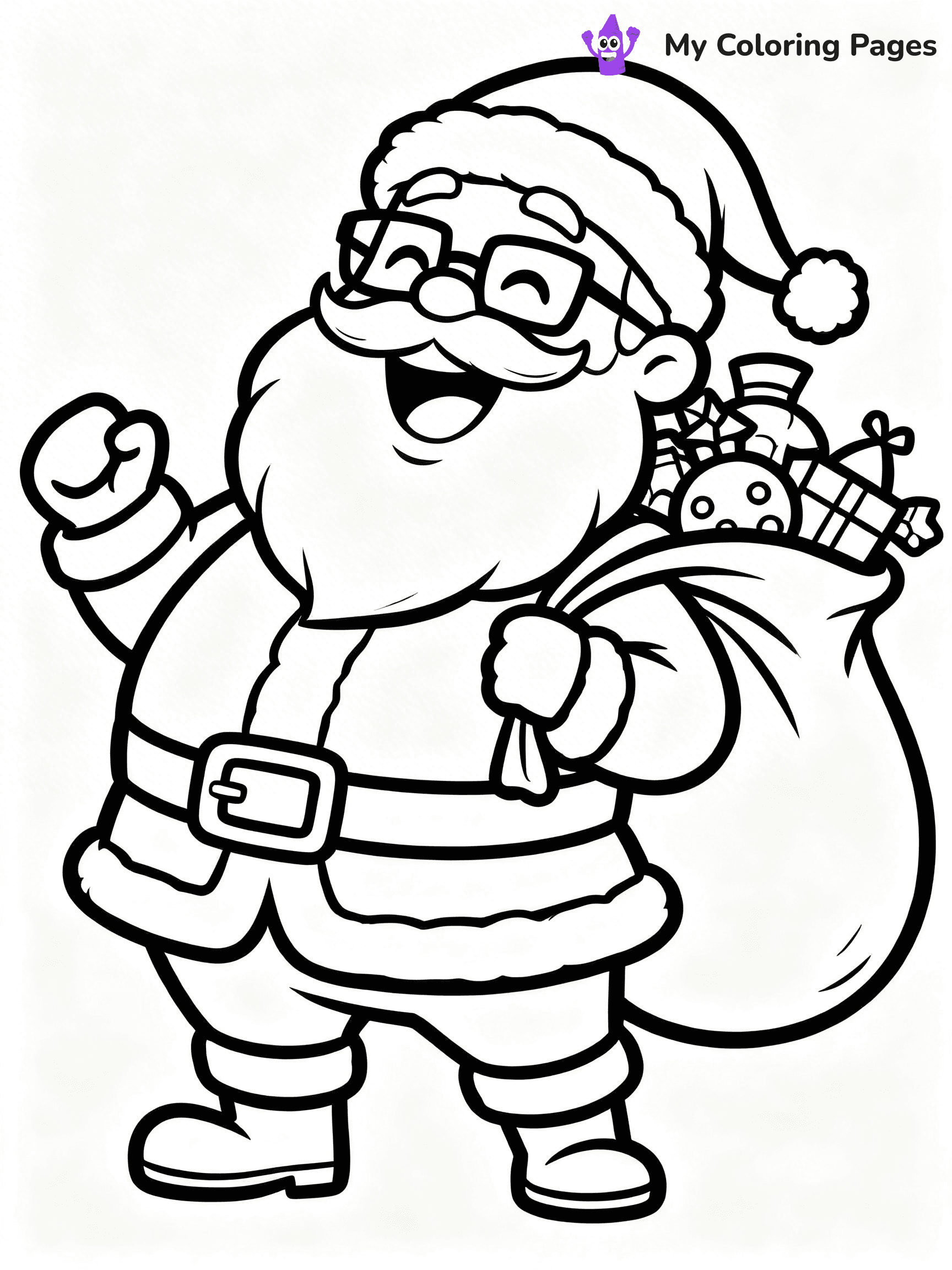 Funny Christmas Coloring Pages - 18