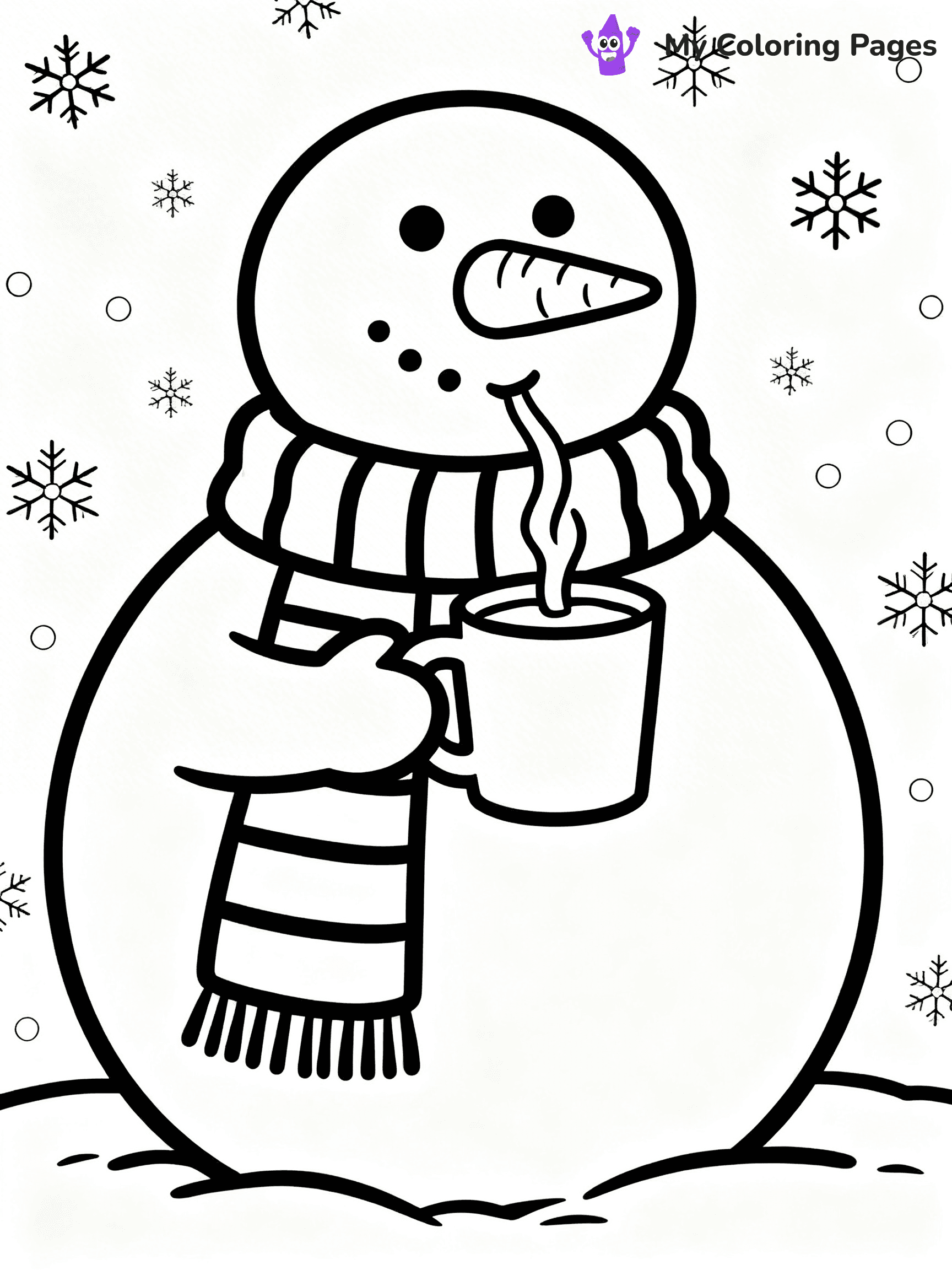 Funny Christmas Coloring Pages - 15