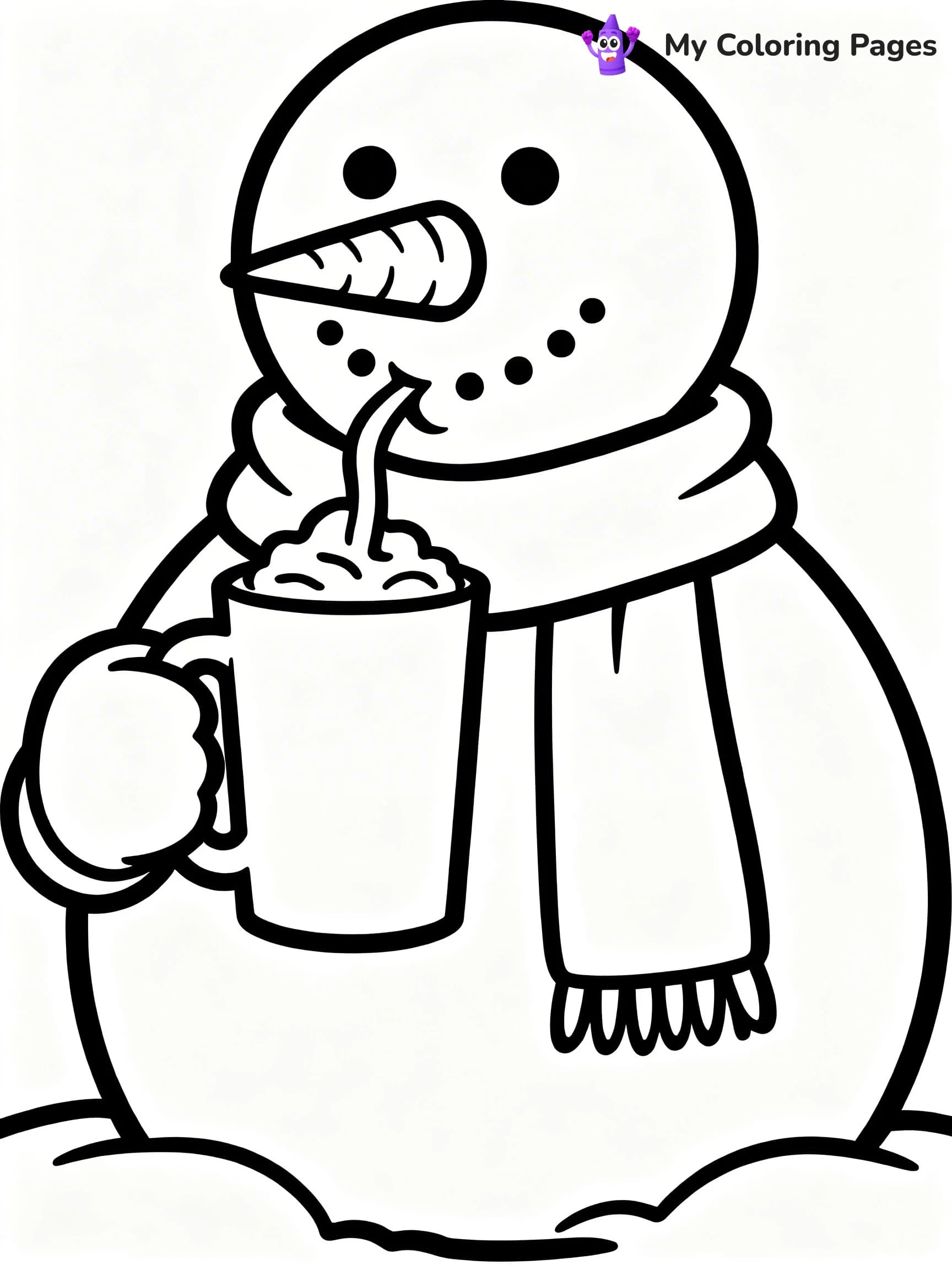 Funny Christmas Coloring Pages - 13