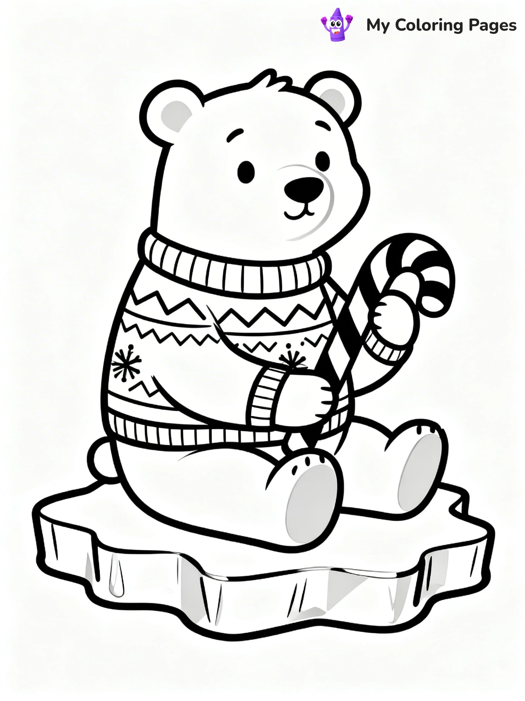 Funny Christmas Coloring Pages - 5