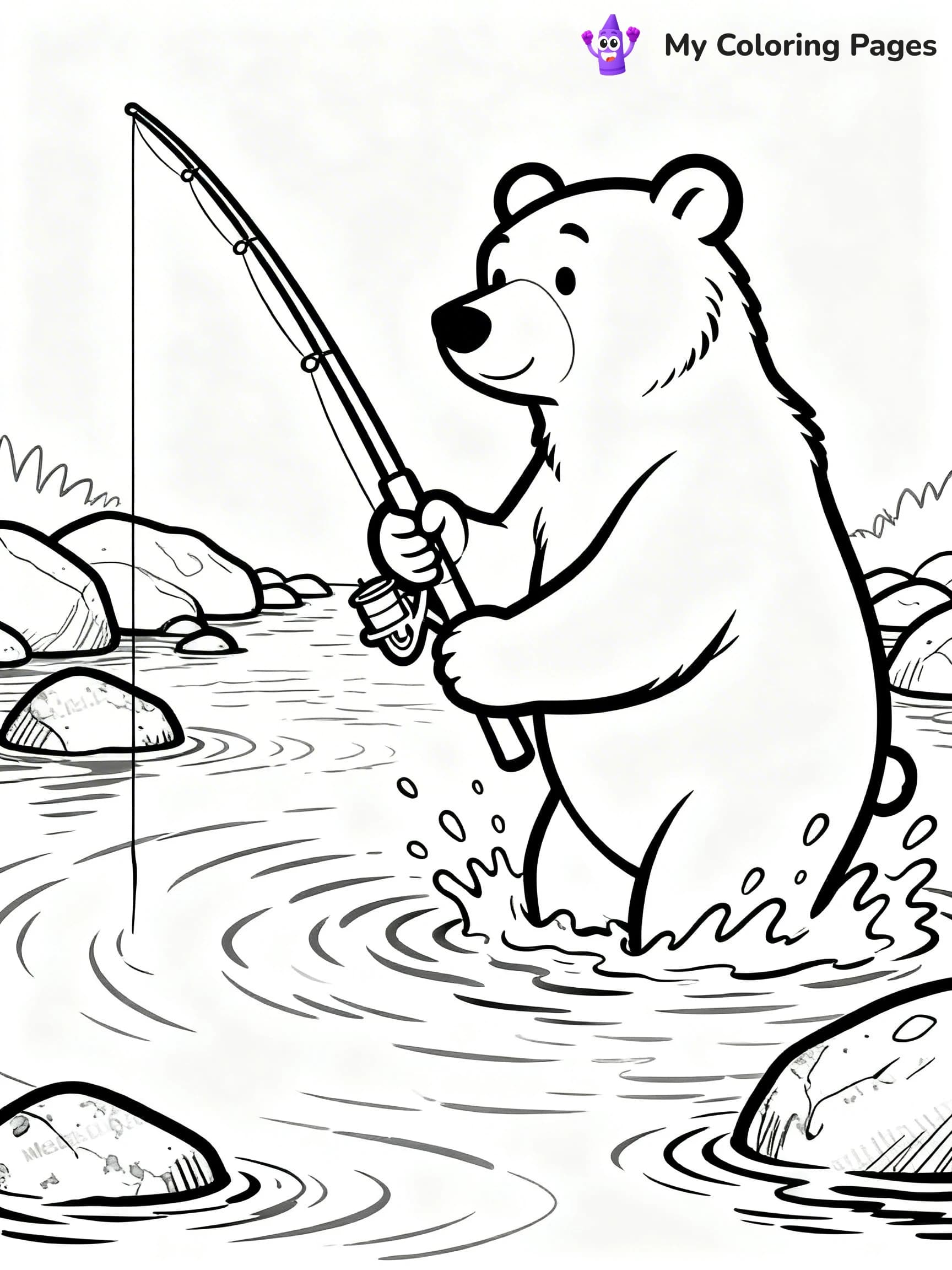 Black Bear Coloring Pages - 12