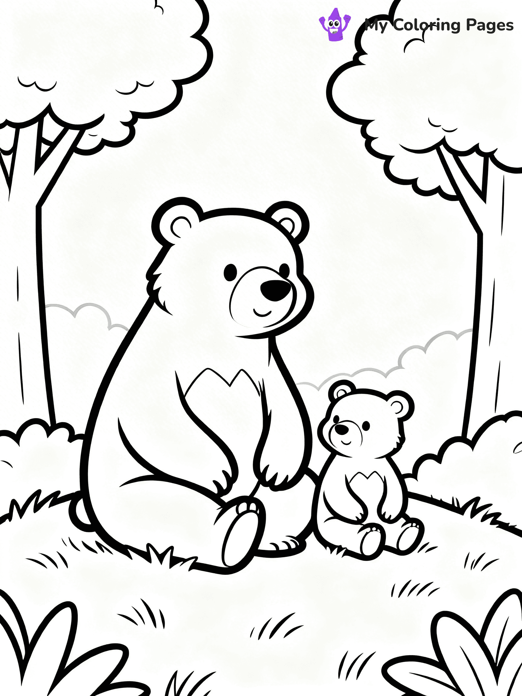 Black Bear Coloring Pages - 8