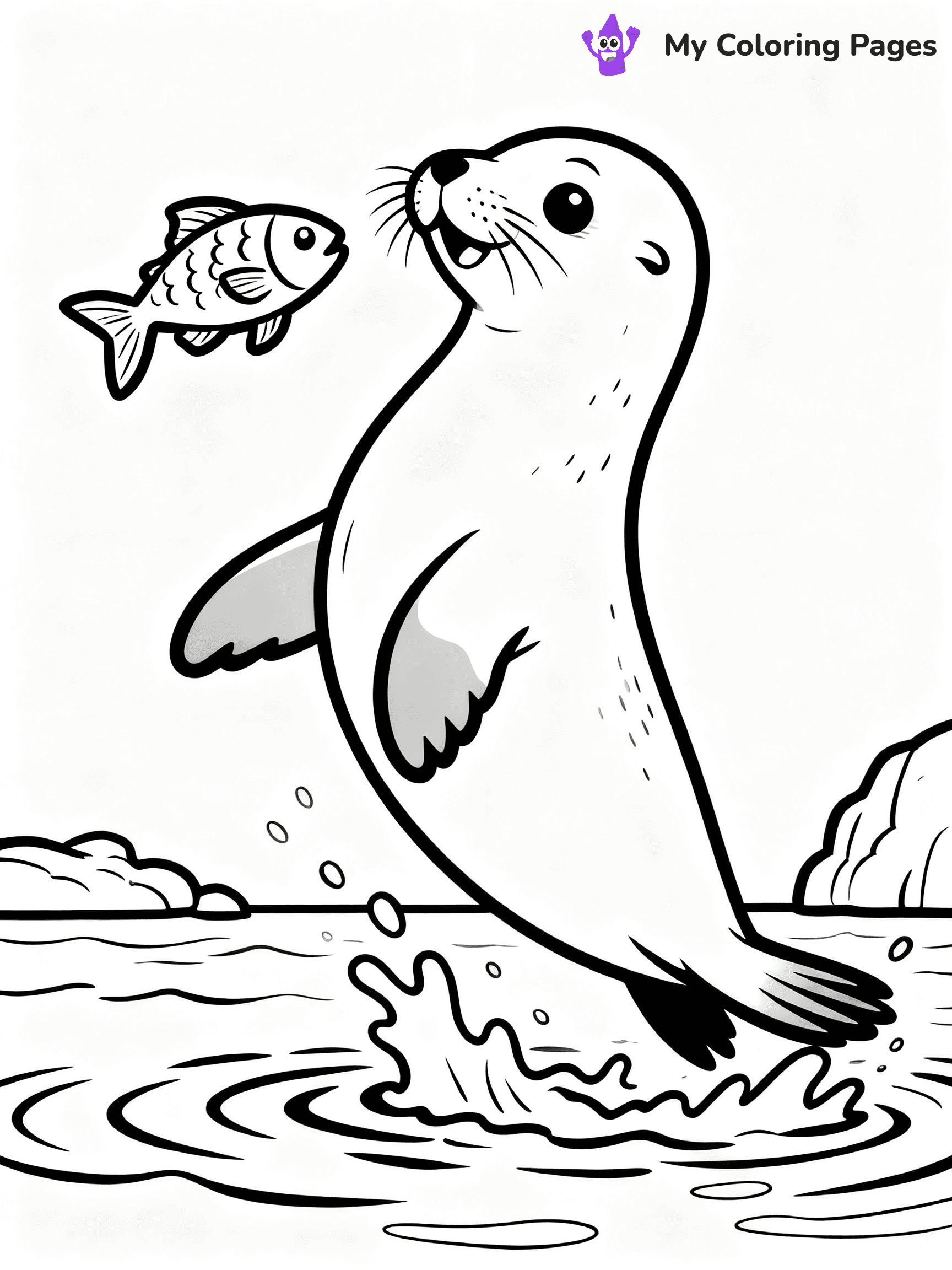 Seals Coloring Pages - 6