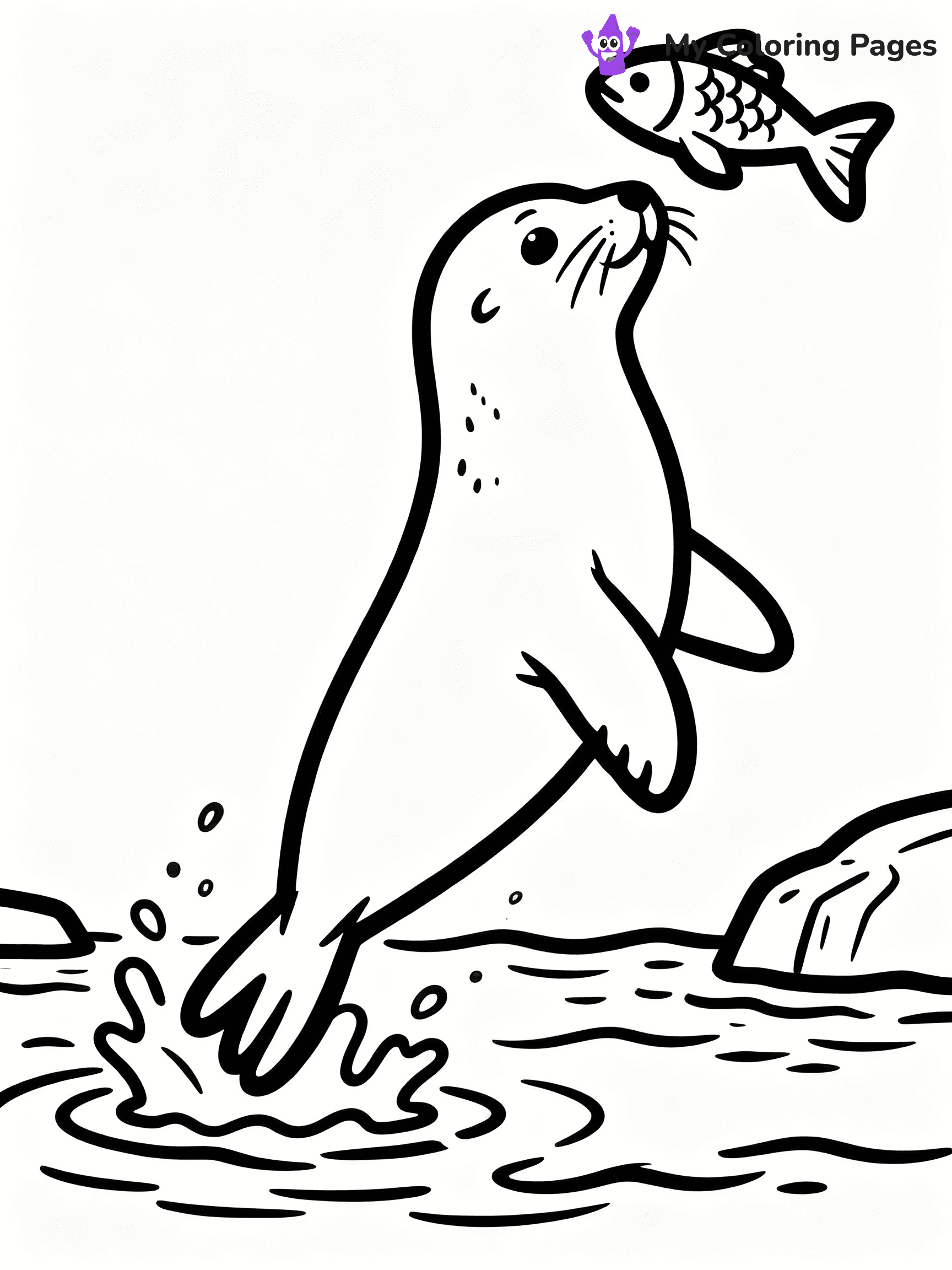 Seals Coloring Pages - 1