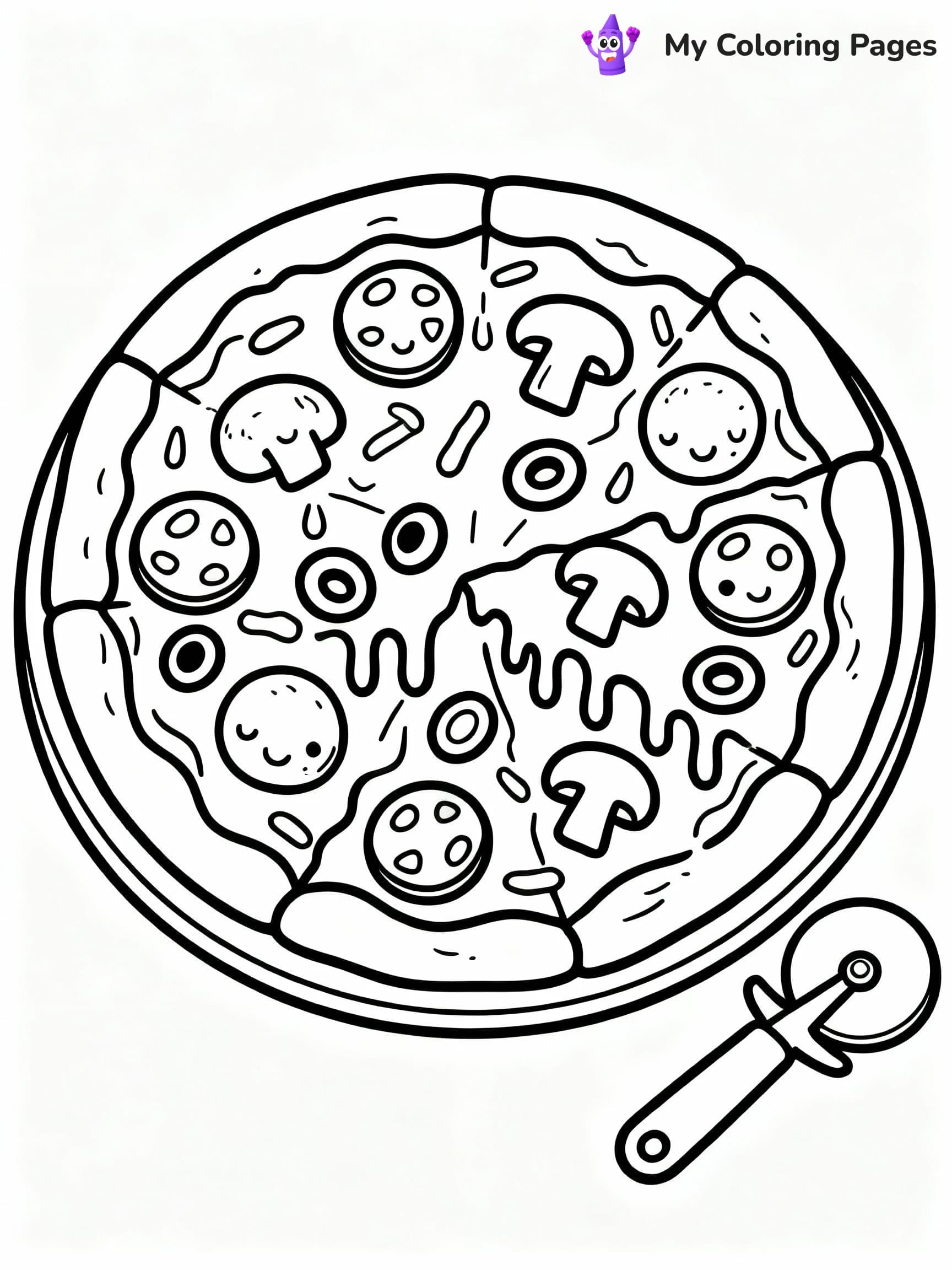 Food Coloring Pages - 22