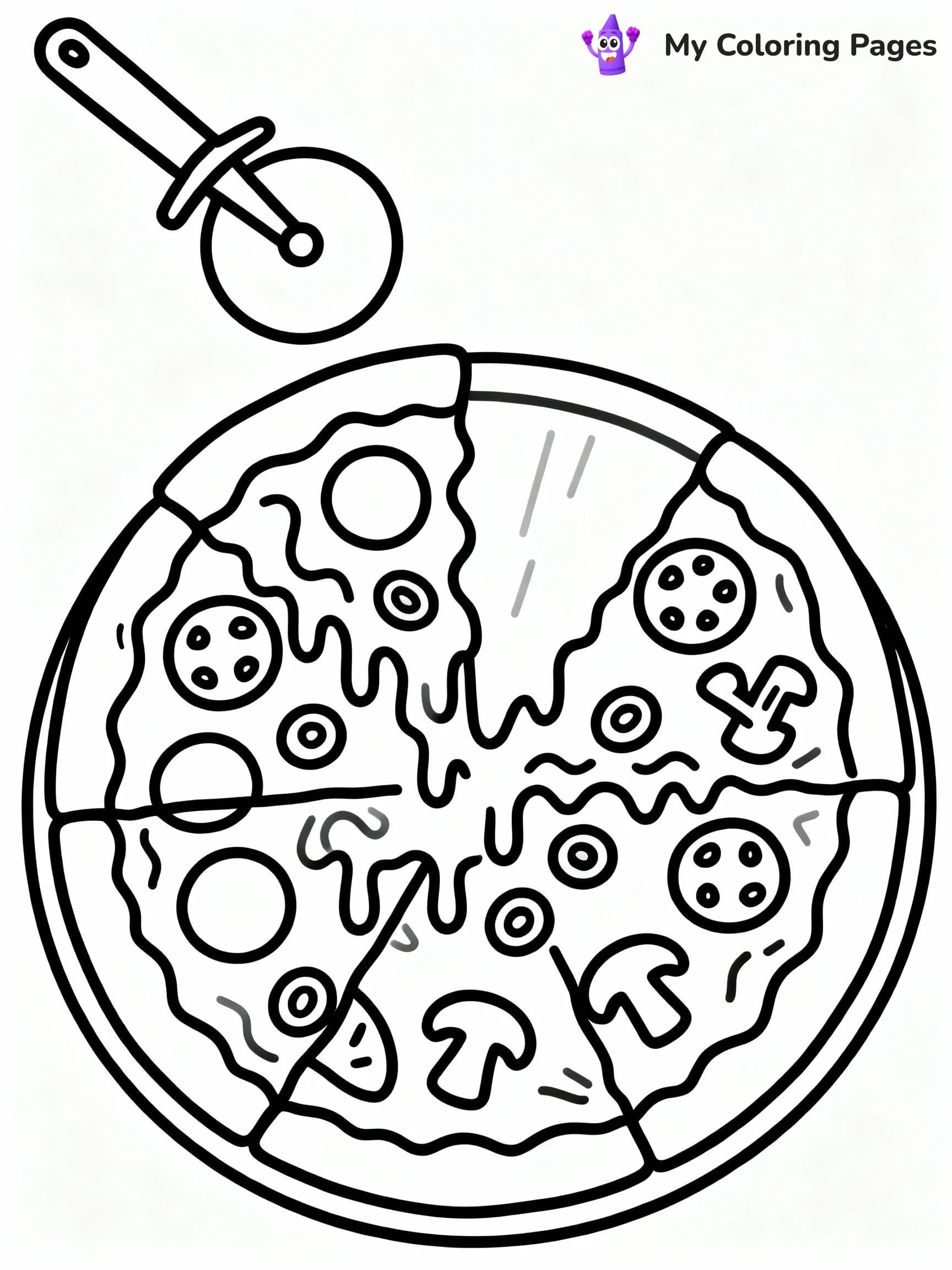 Food Coloring Pages - 17