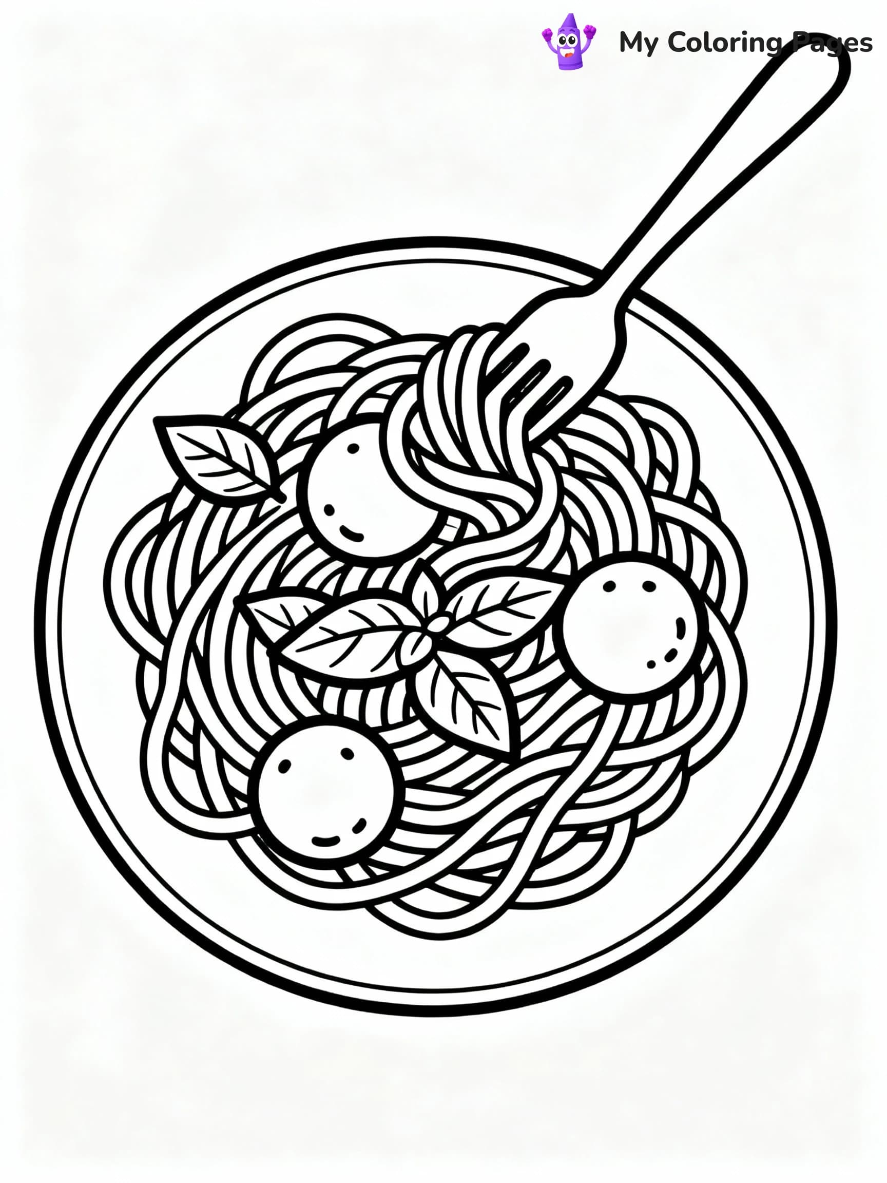 Food Coloring Pages - 8