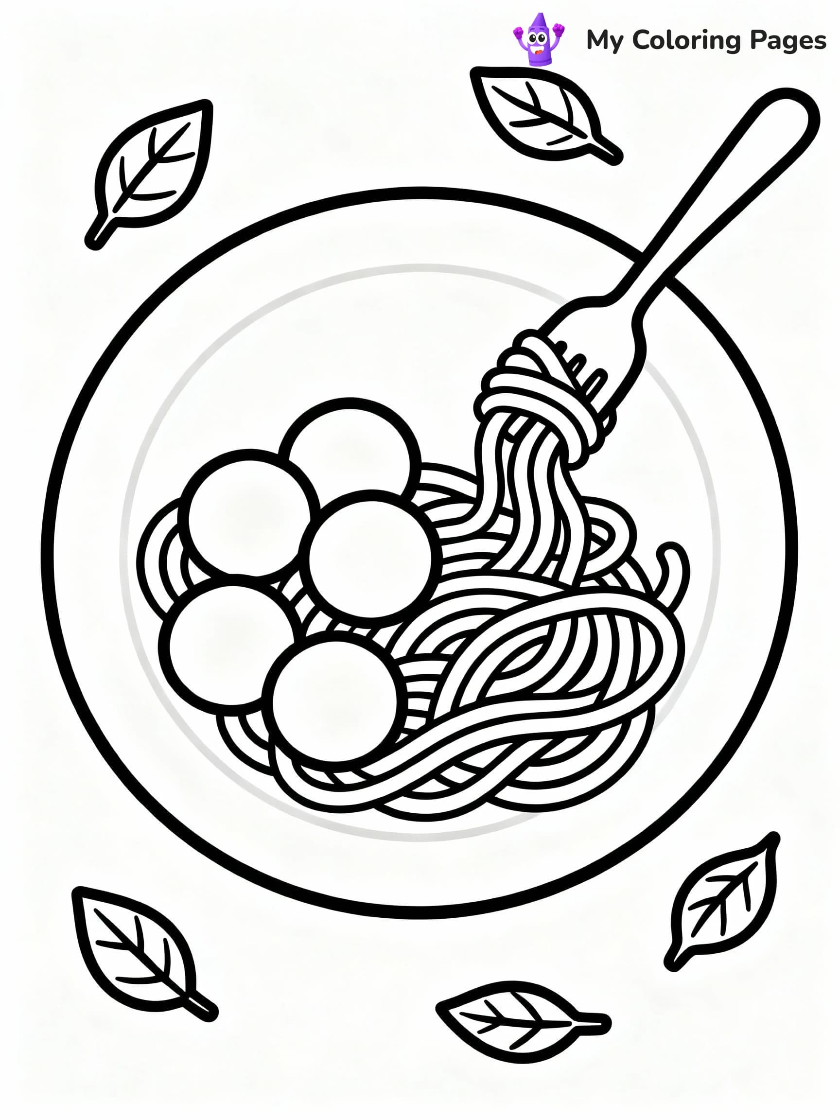 Food Coloring Pages - 6