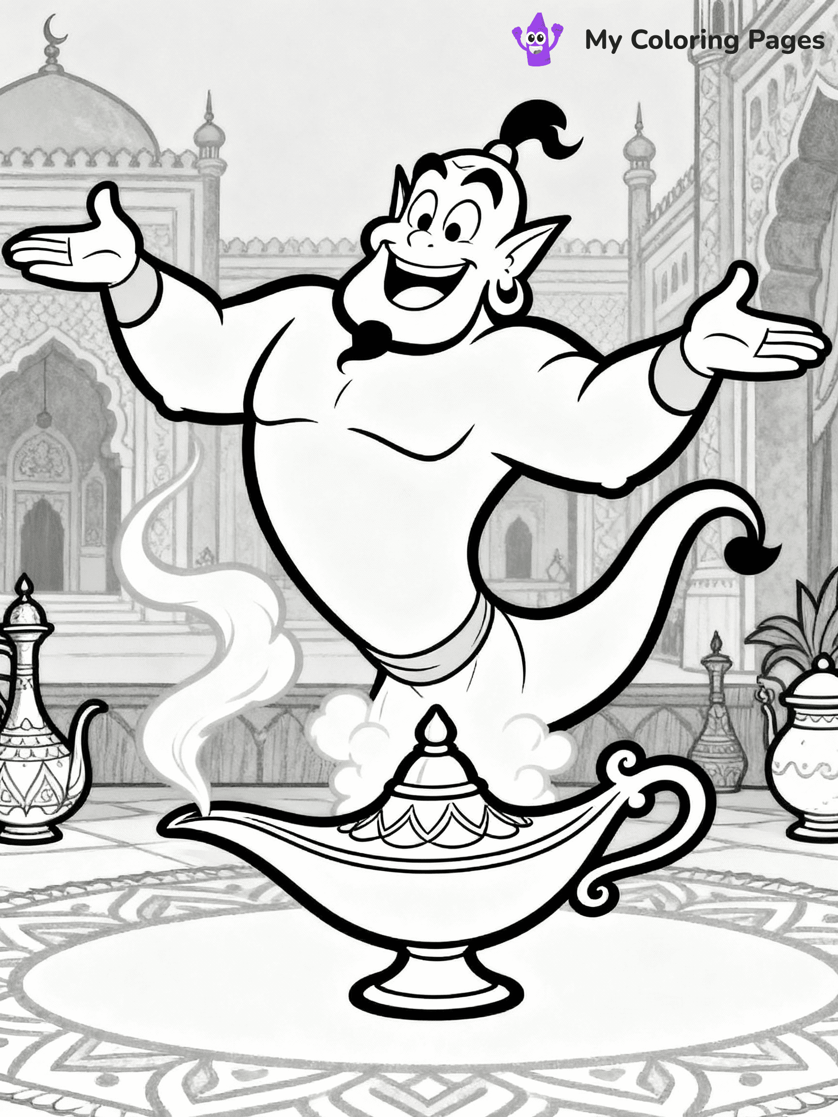 Jasmine Coloring Pages - 30