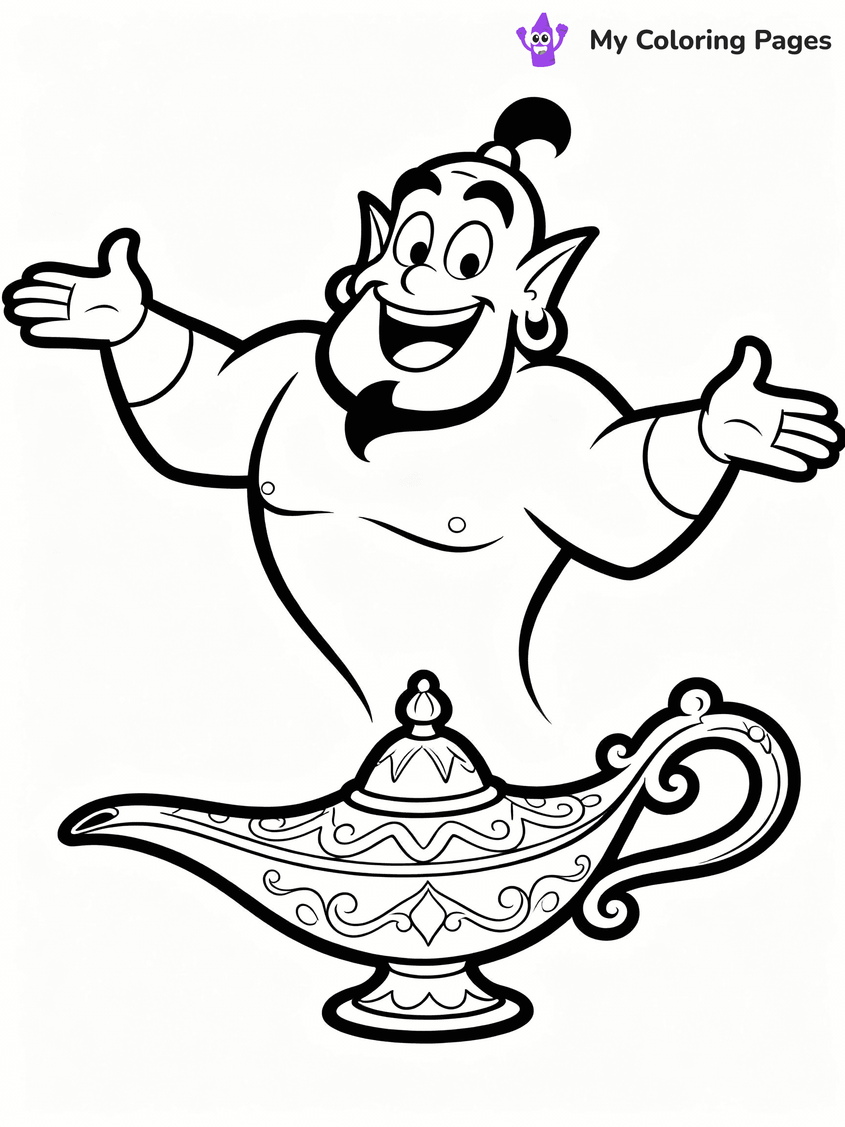 Jasmine Coloring Pages - 29