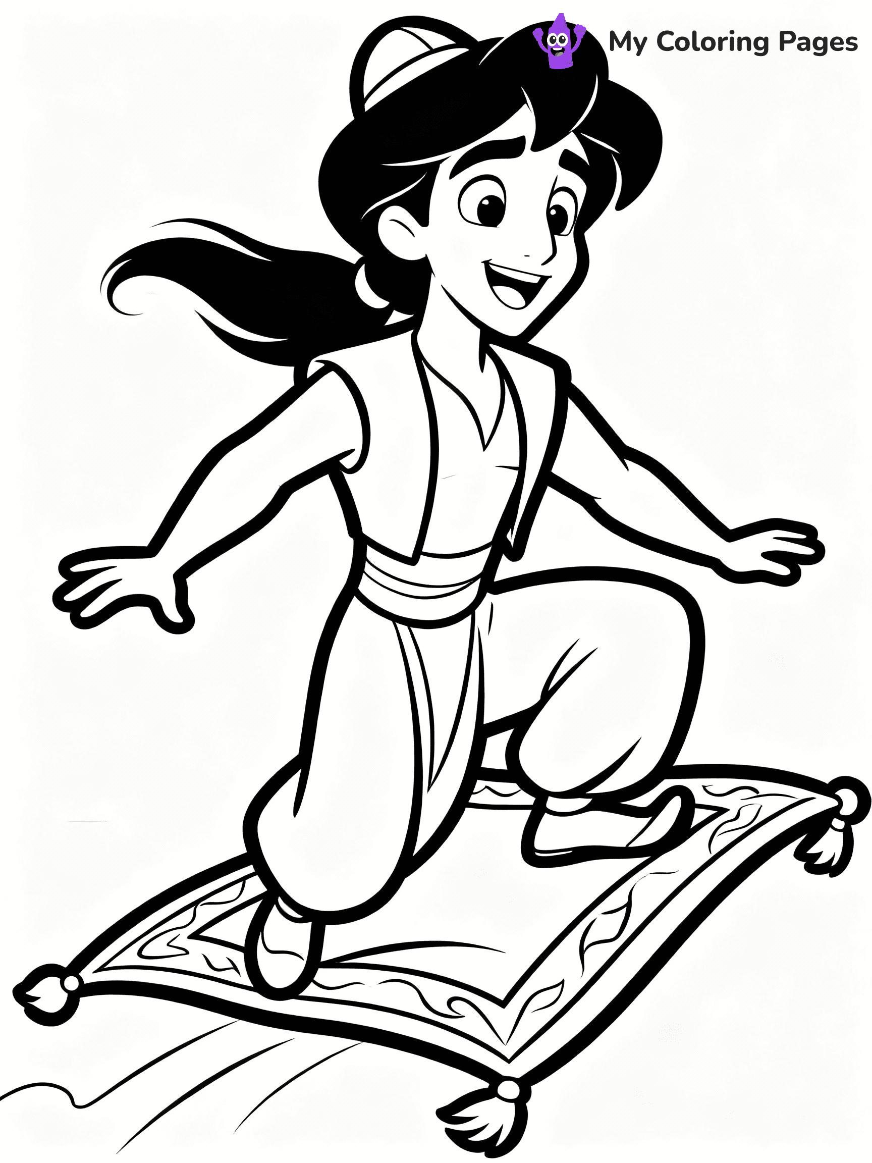 Jasmine Coloring Pages - 24