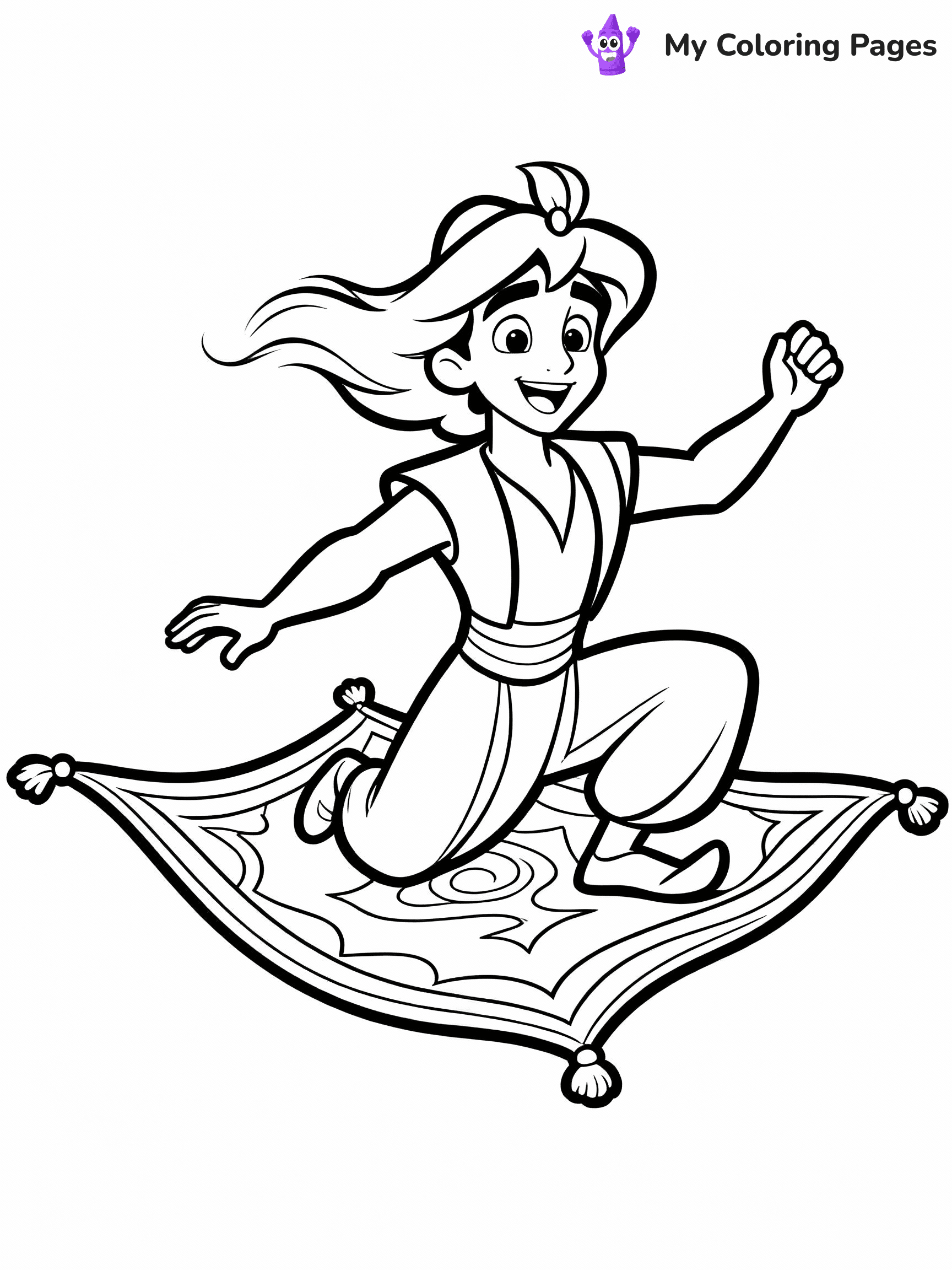 Jasmine Coloring Pages - 22