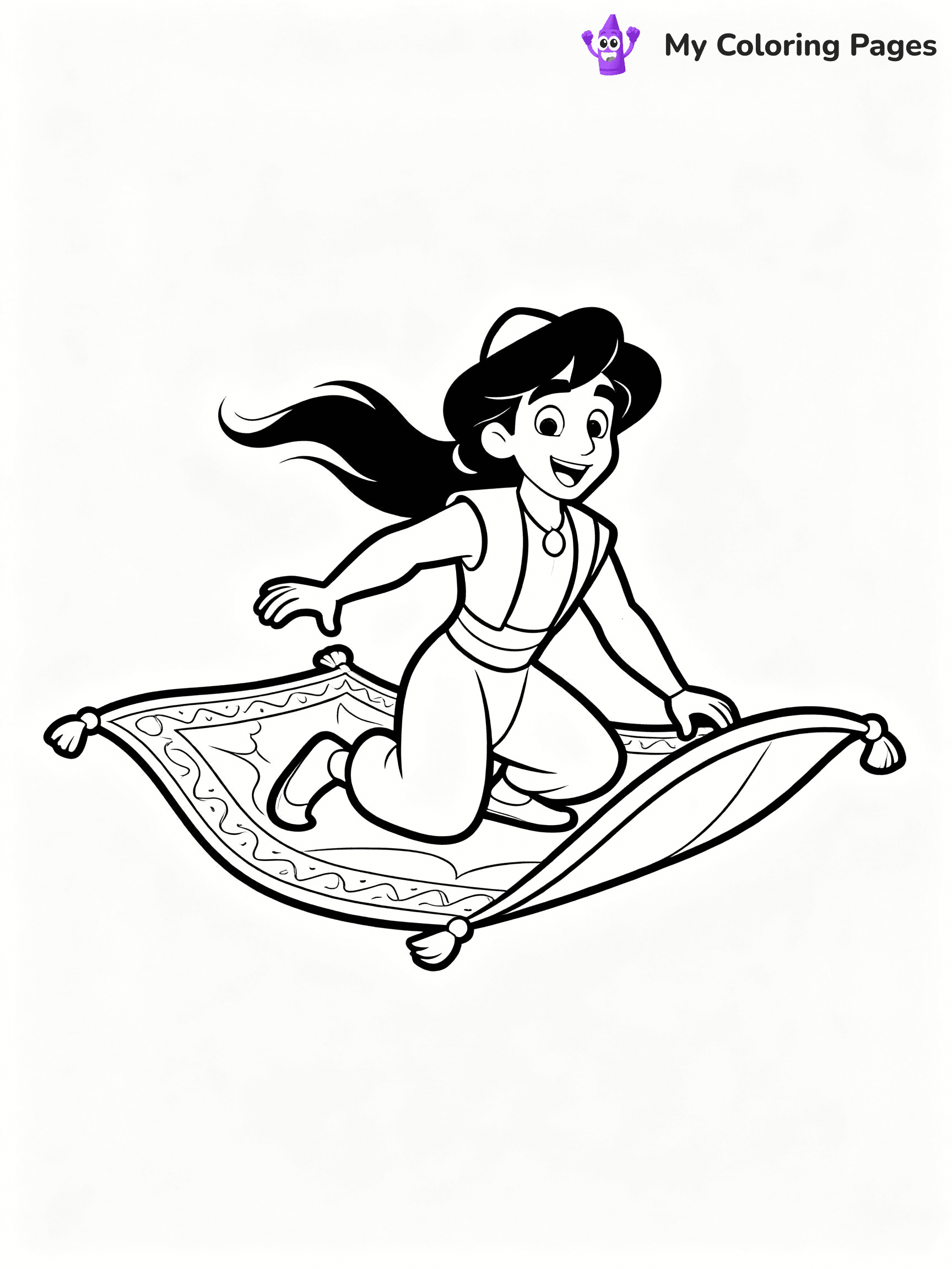 Jasmine Coloring Pages - 21