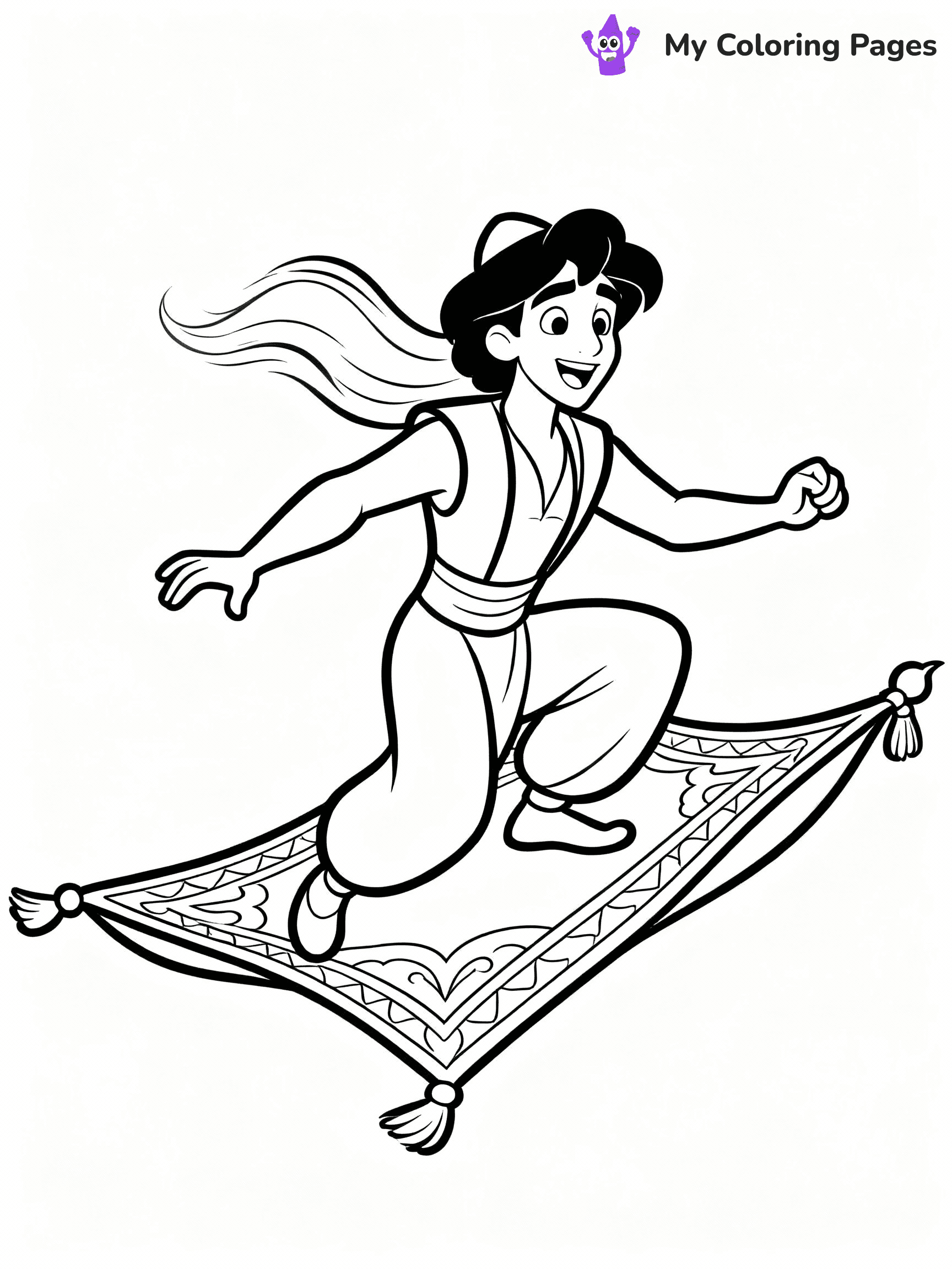 Jasmine Coloring Pages - 20