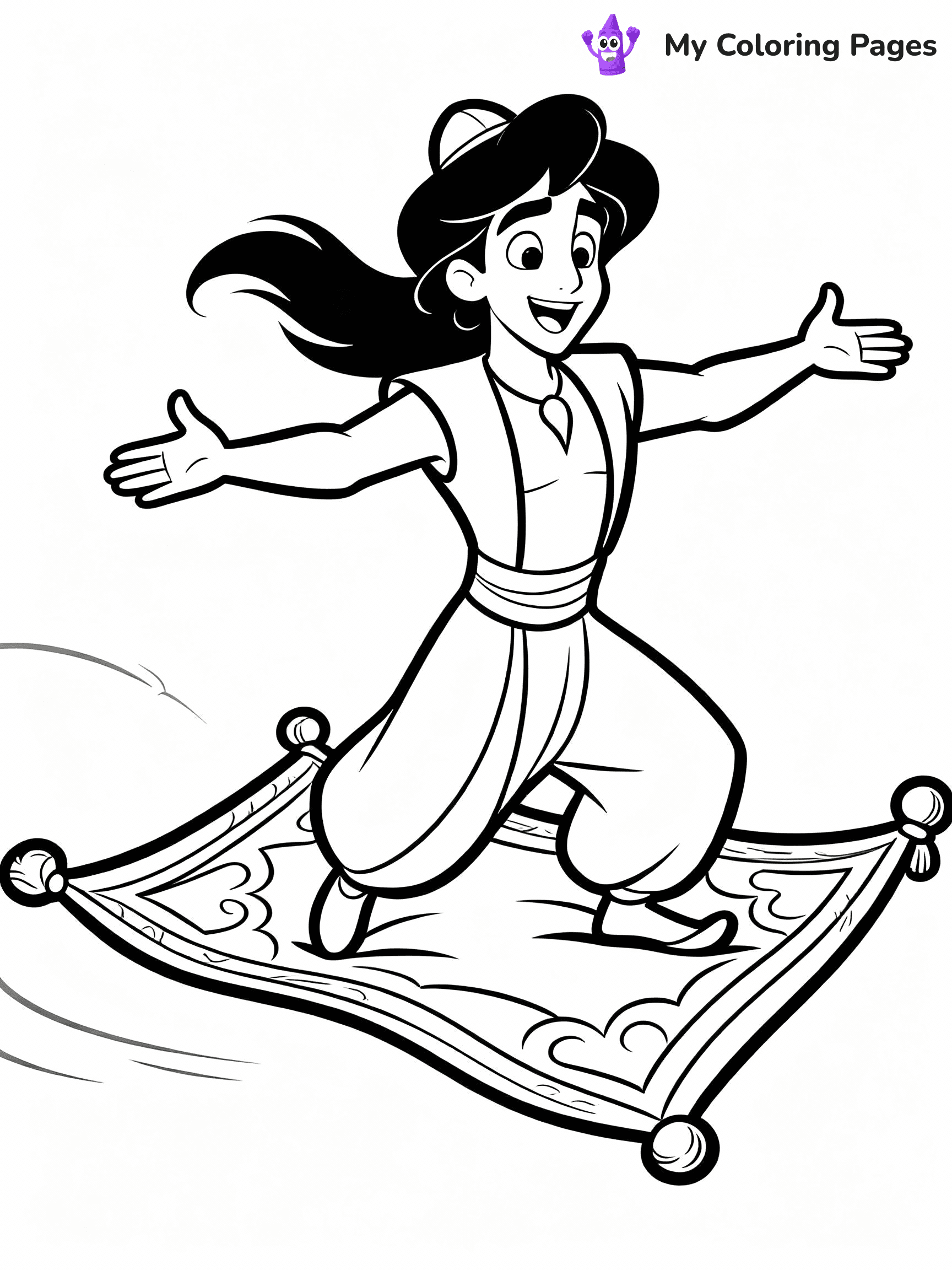 Jasmine Coloring Pages - 19