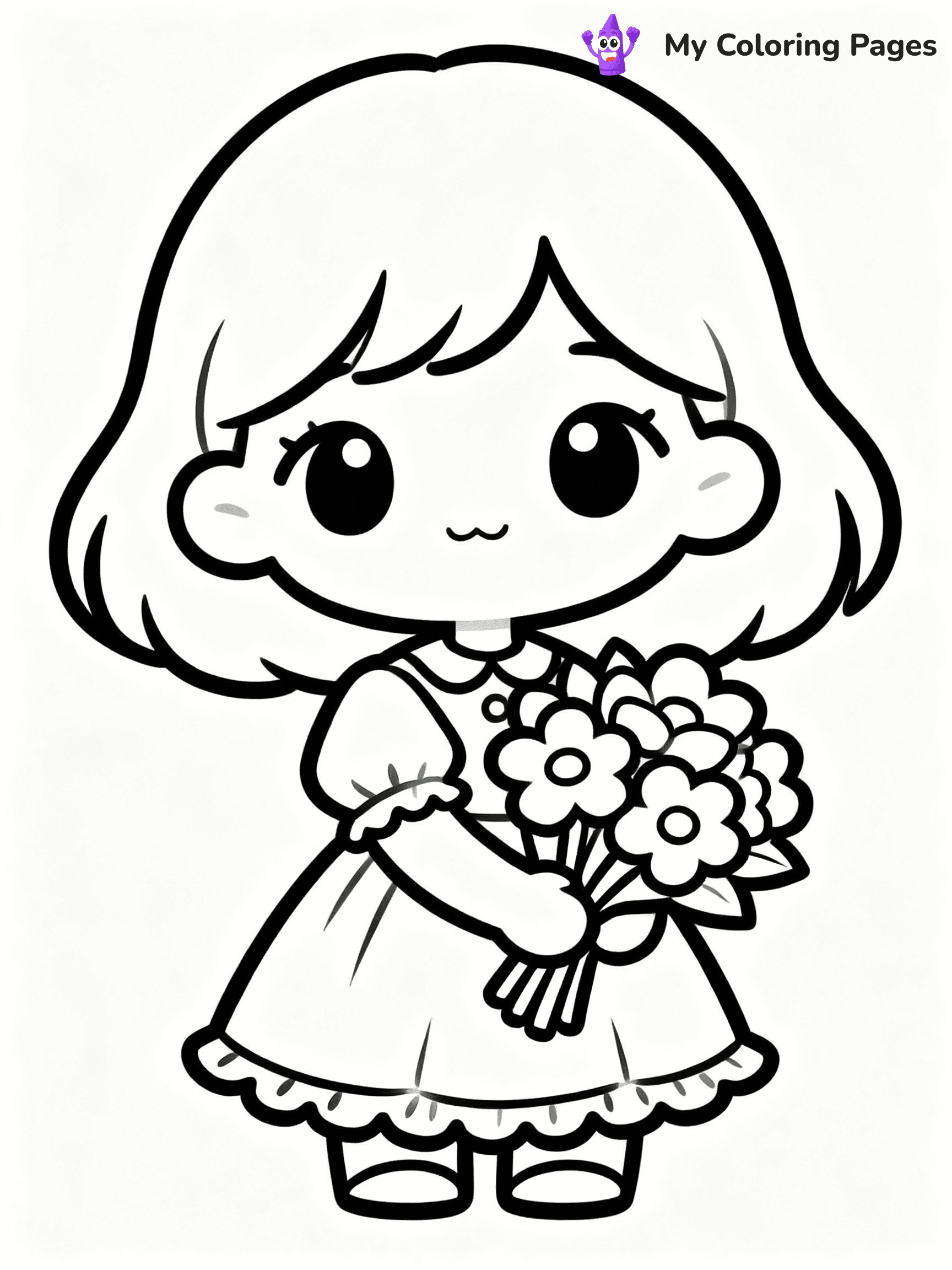 Kawaii Coloring Pages - 44