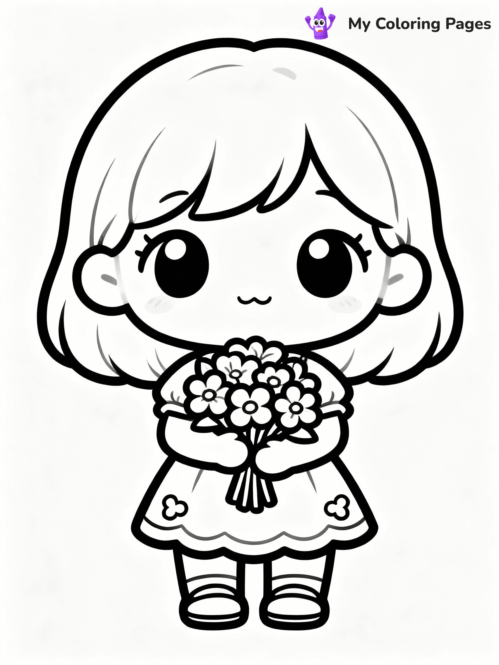 Kawaii Coloring Pages - 43