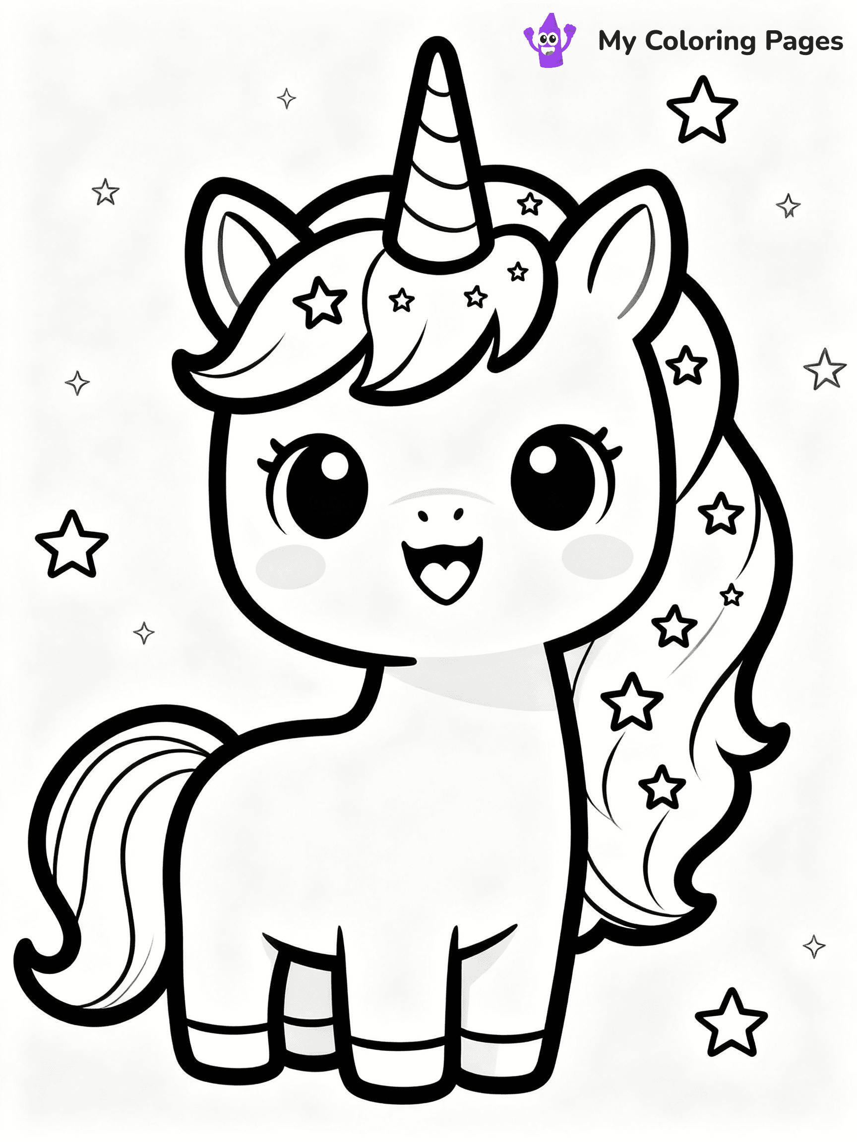 Kawaii Coloring Pages - 39