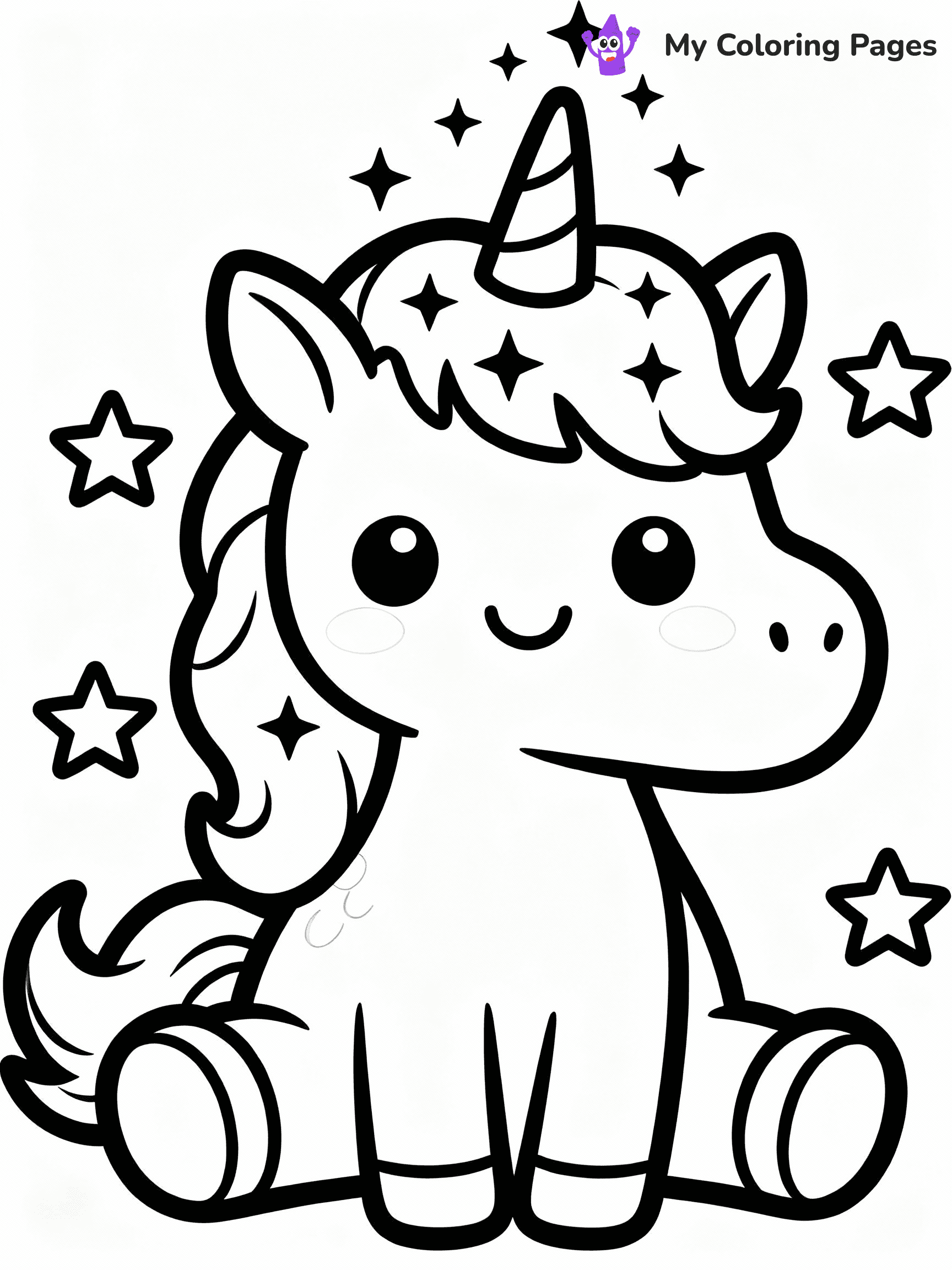 Kawaii Coloring Pages - 38