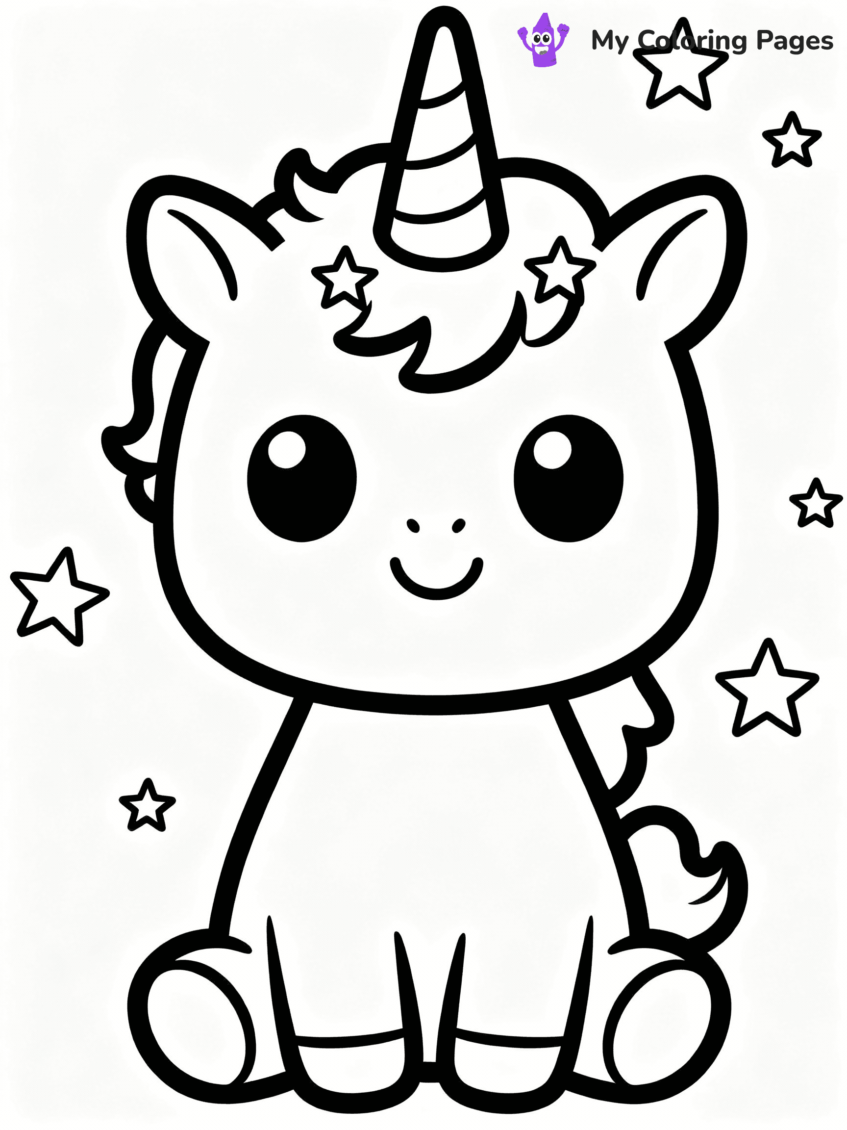 Kawaii Coloring Pages - 37