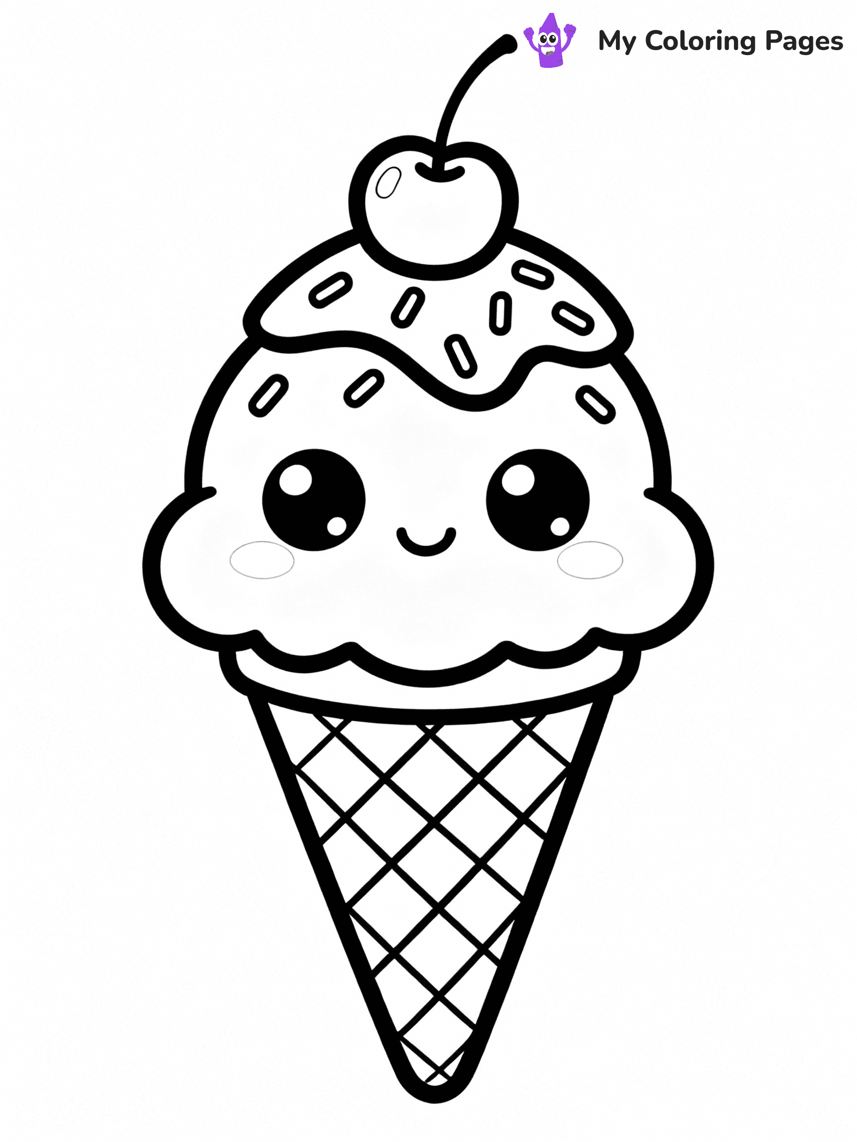 Kawaii Coloring Pages - 17