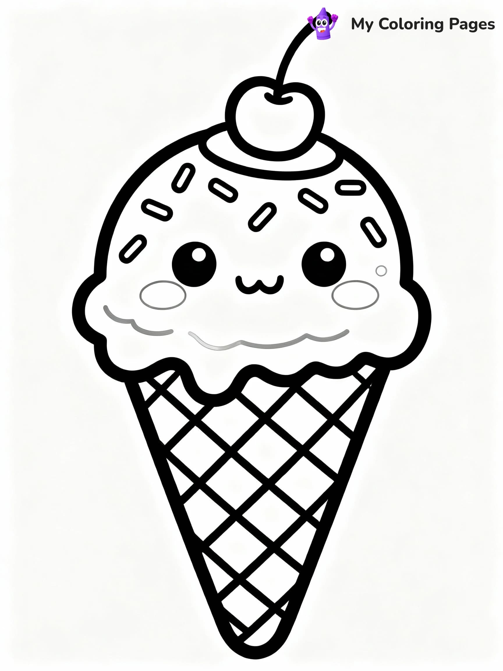 Kawaii Coloring Pages - 15