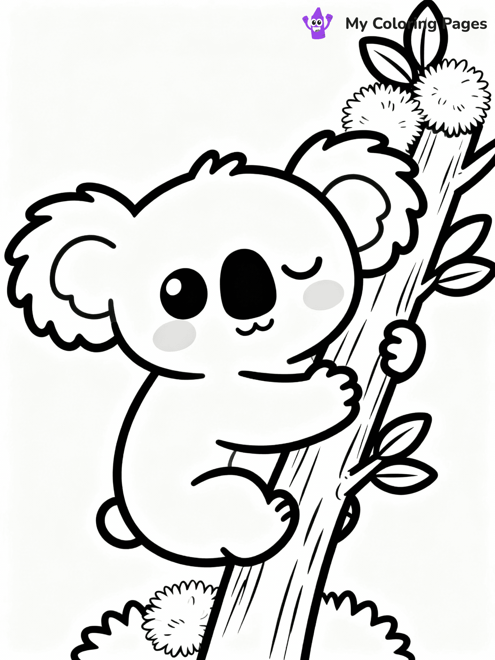 Kawaii Coloring Pages - 6