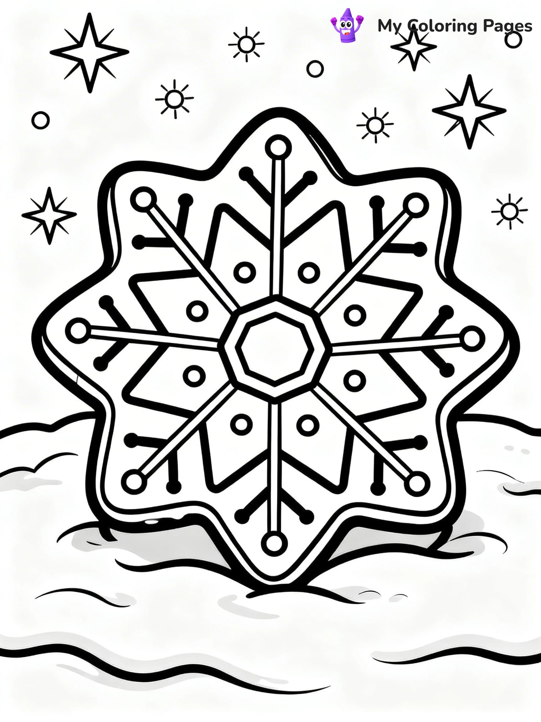 Christmas Cookie Coloring Pages - 15