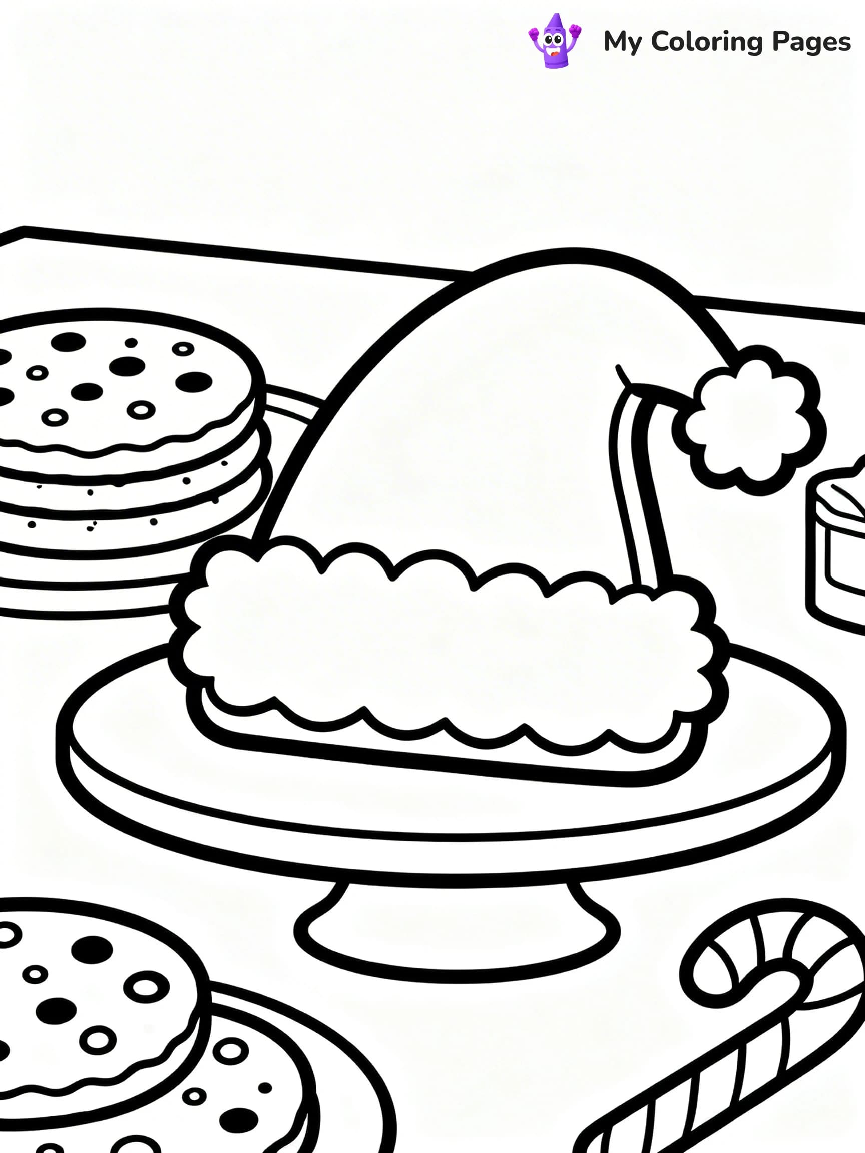 Christmas Cookie Coloring Pages - 13