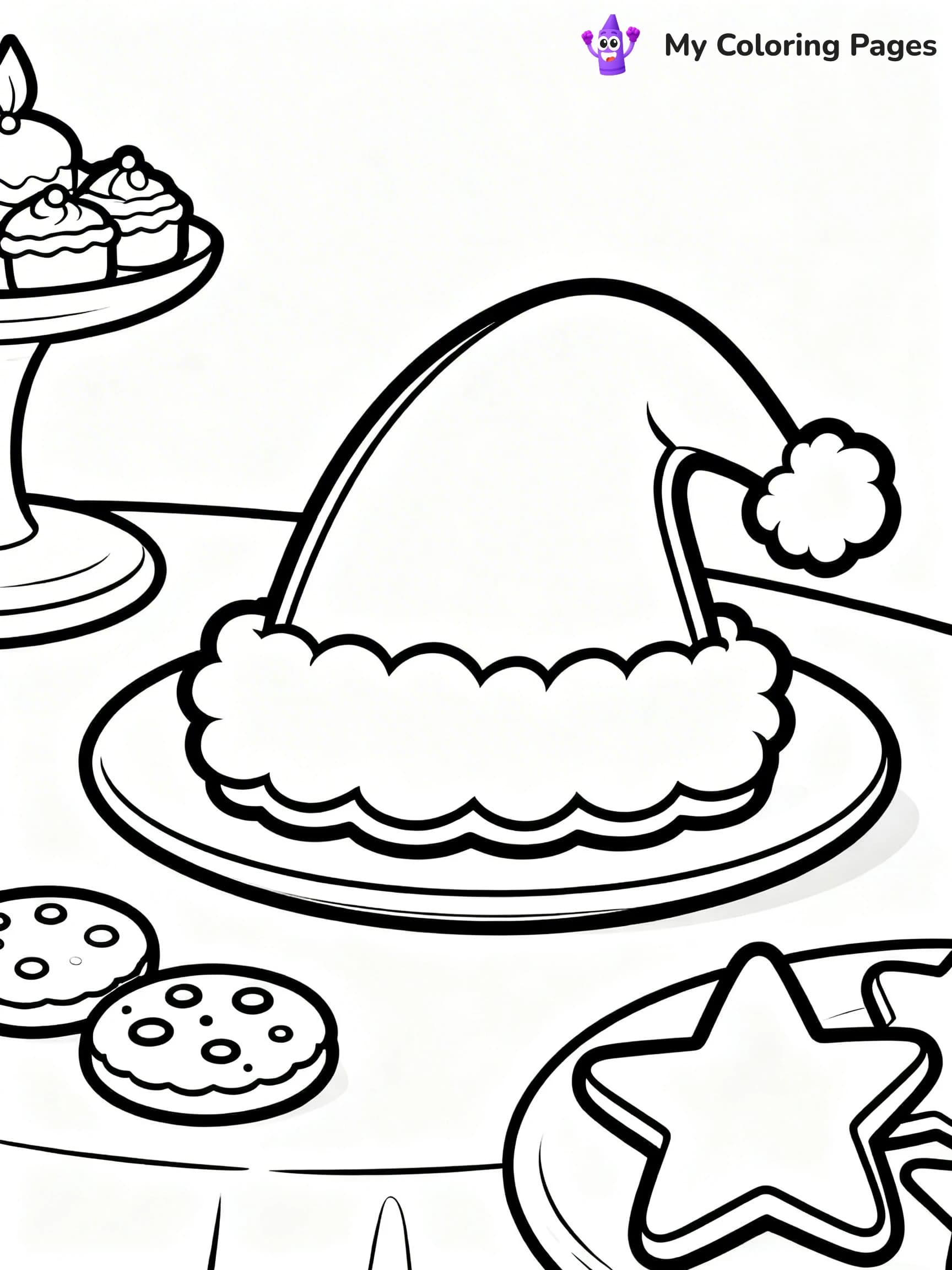 Christmas Cookie Coloring Pages - 12