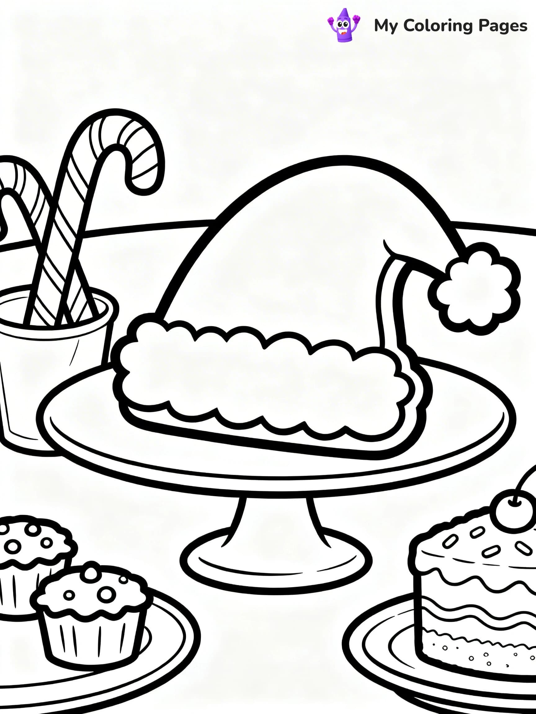 Christmas Cookie Coloring Pages - 9
