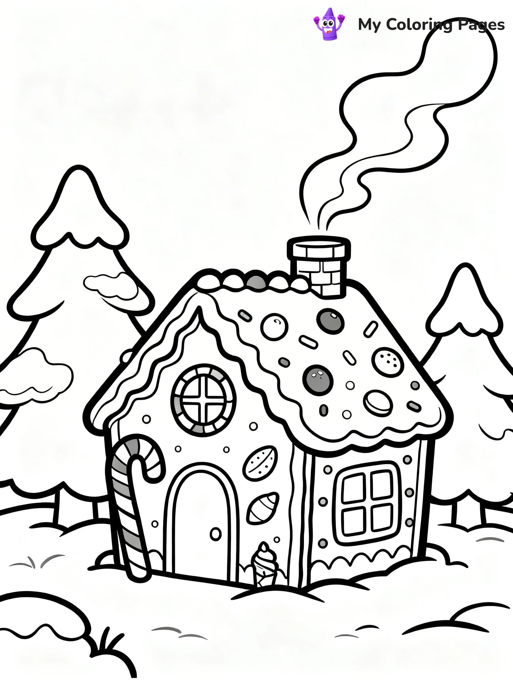 Christmas Cookie Coloring Pages - 7