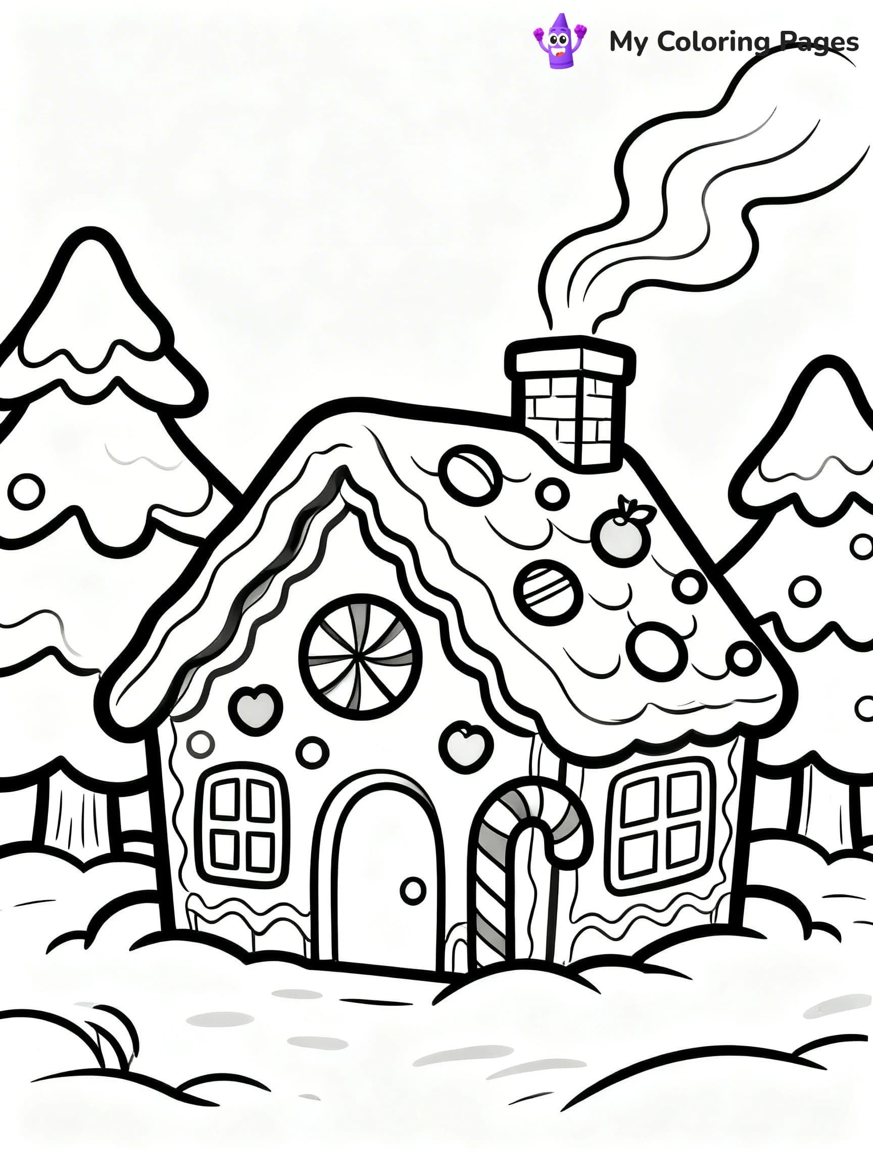 Christmas Cookie Coloring Pages - 5