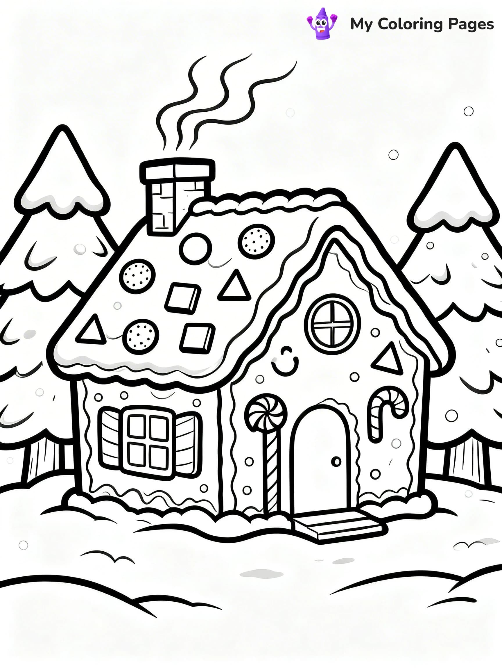 Christmas Cookie Coloring Pages - 4